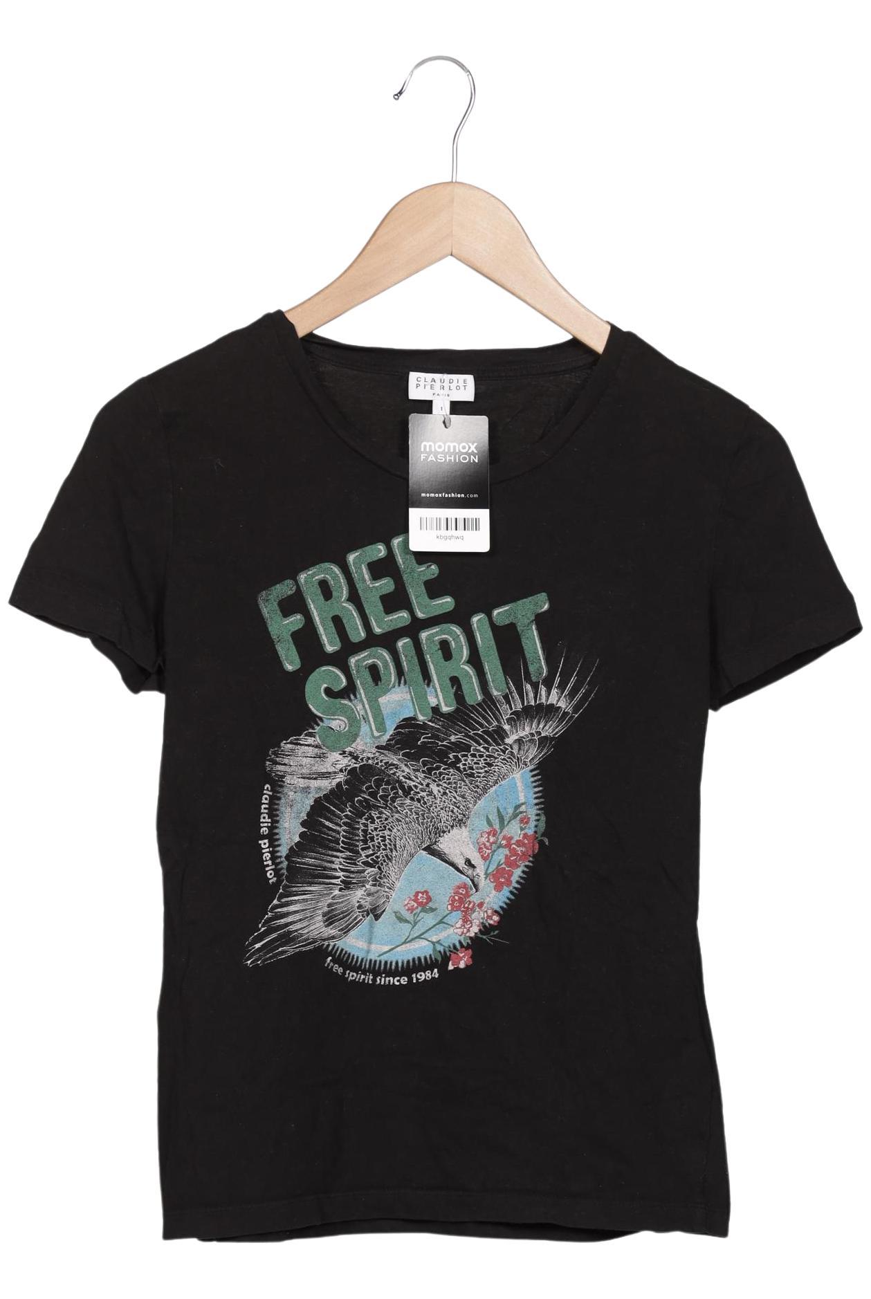 

Claudie Pierlot Damen T-Shirt, schwarz, Gr. 36