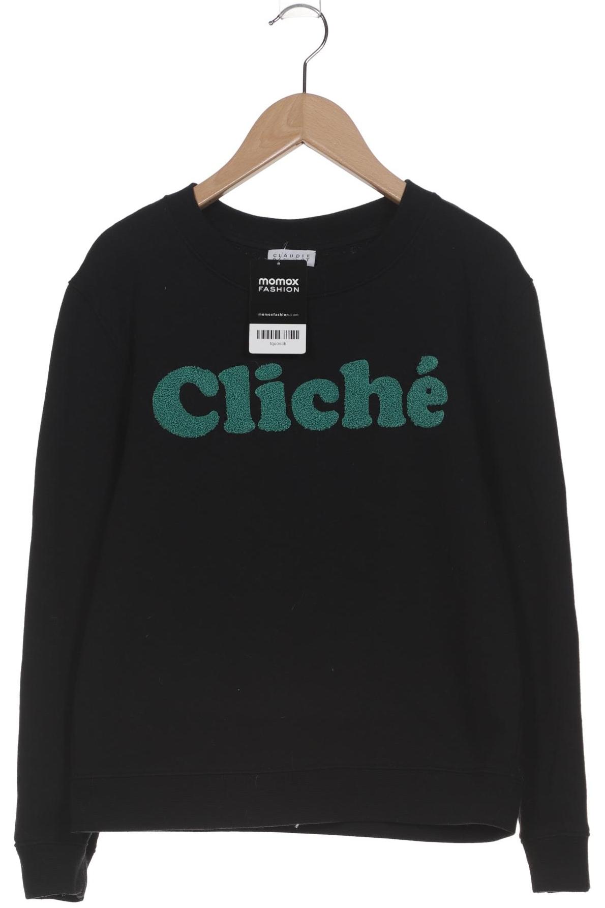 

Claudie Pierlot Damen Sweatshirt, schwarz, Gr. 38