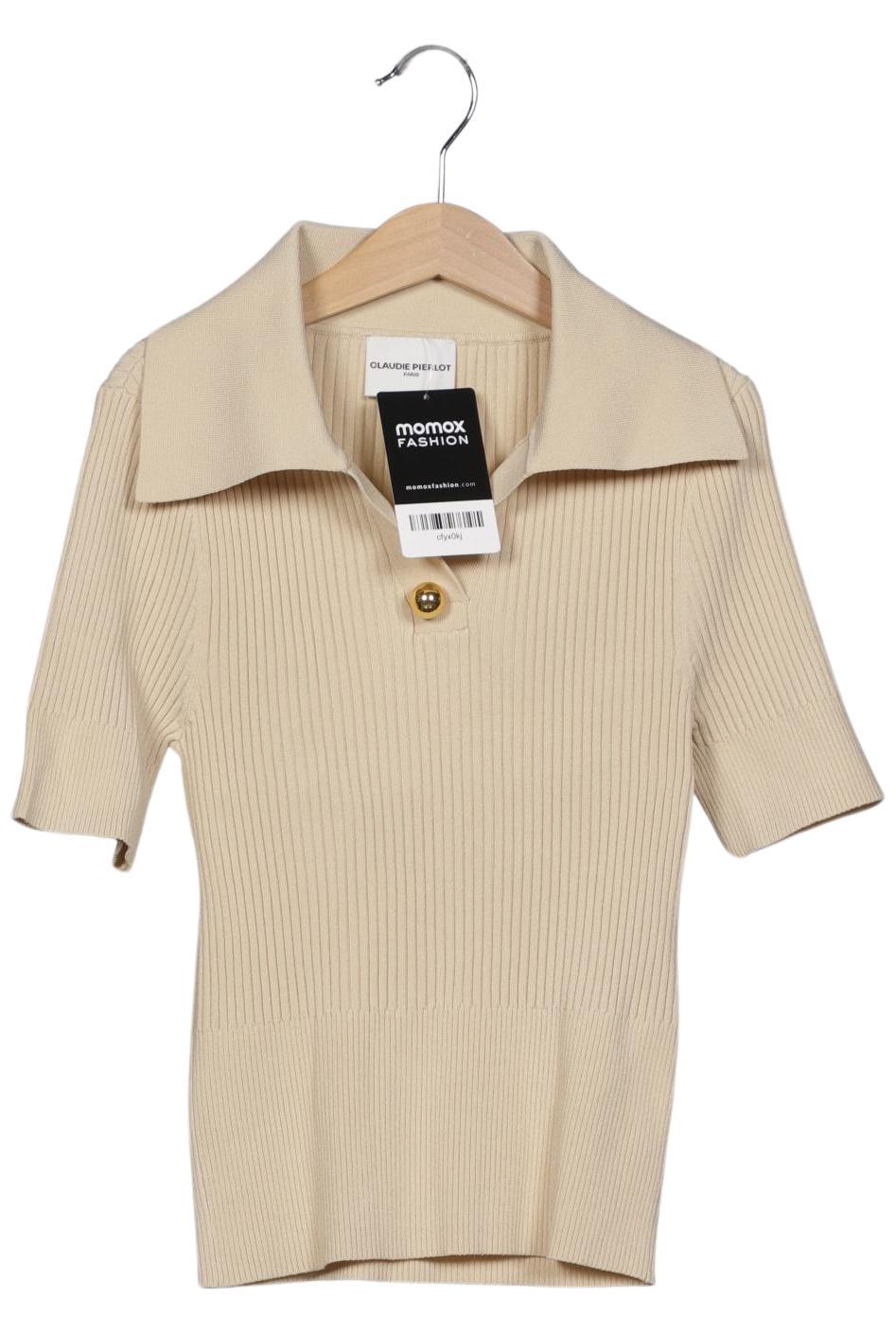 

Claudie Pierlot Damen Poloshirt, beige, Gr. 34