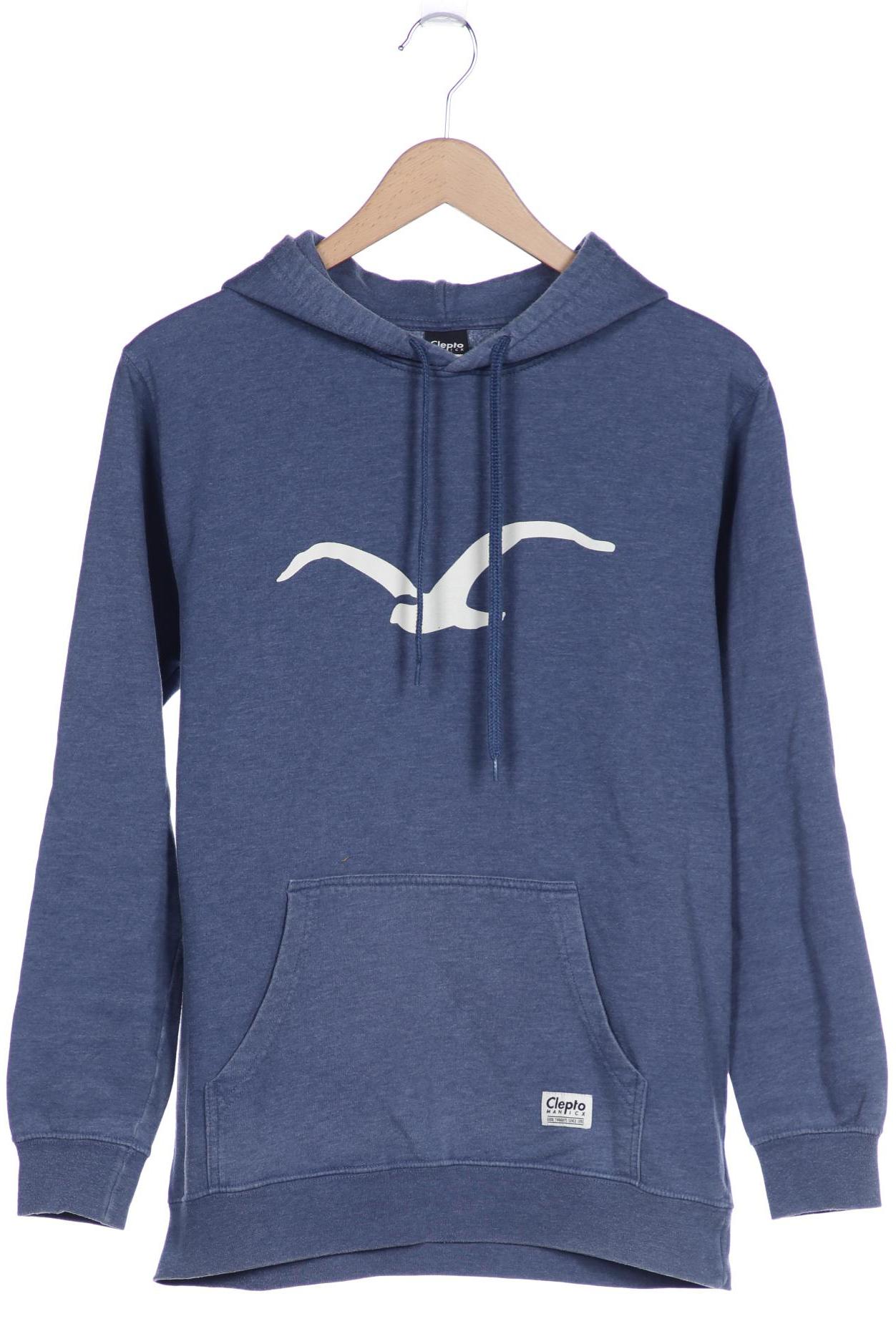 

Cleptomanicx Herren Kapuzenpullover, blau