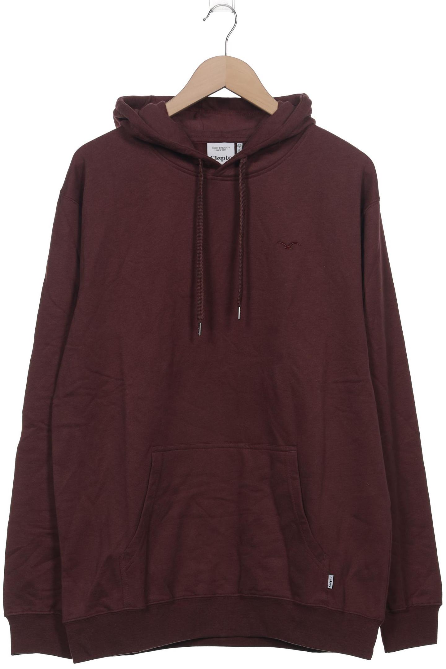 

Cleptomanicx Herren Kapuzenpullover, bordeaux, Gr. 52