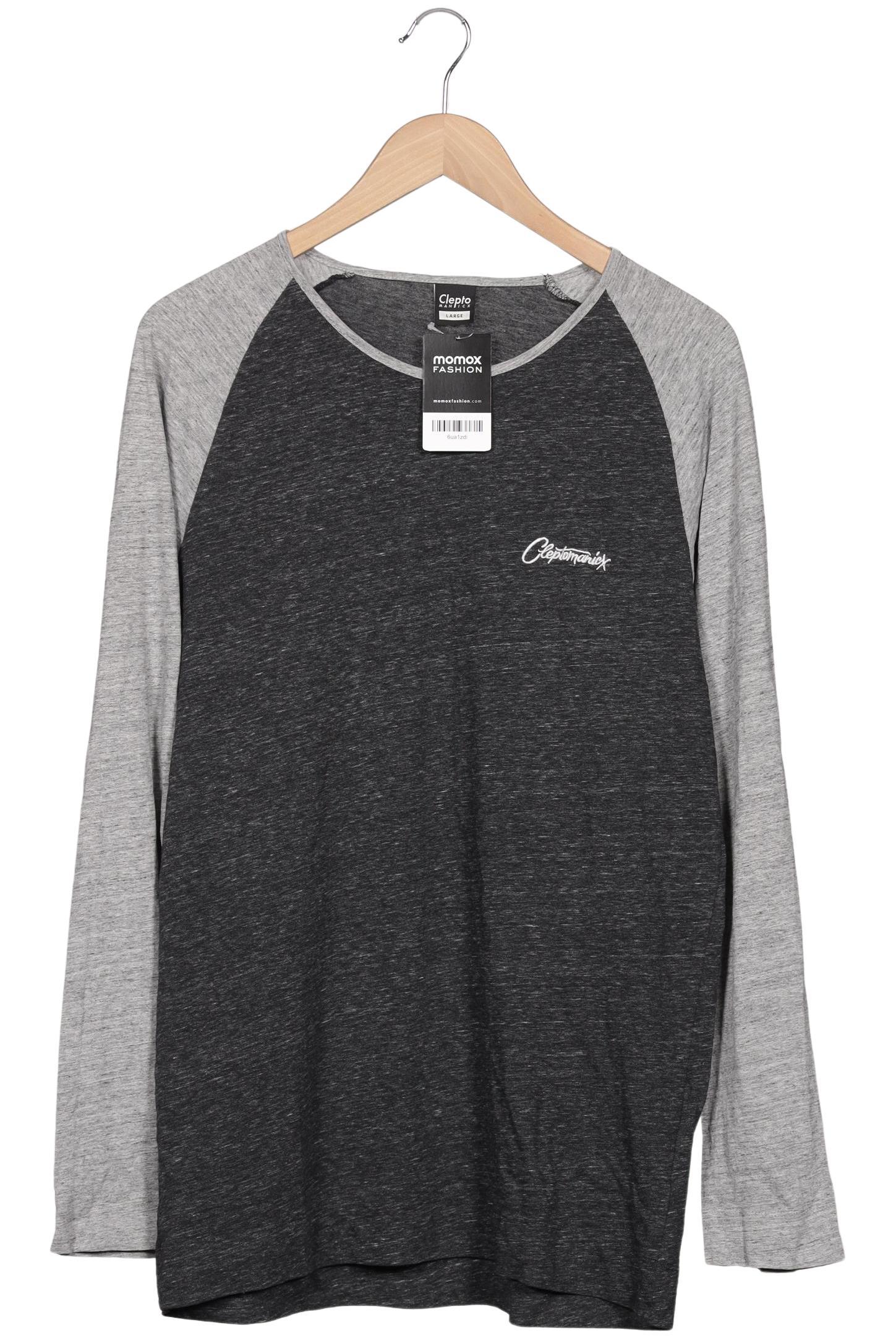 

Cleptomanicx Herren Langarmshirt, grau, Gr. 52