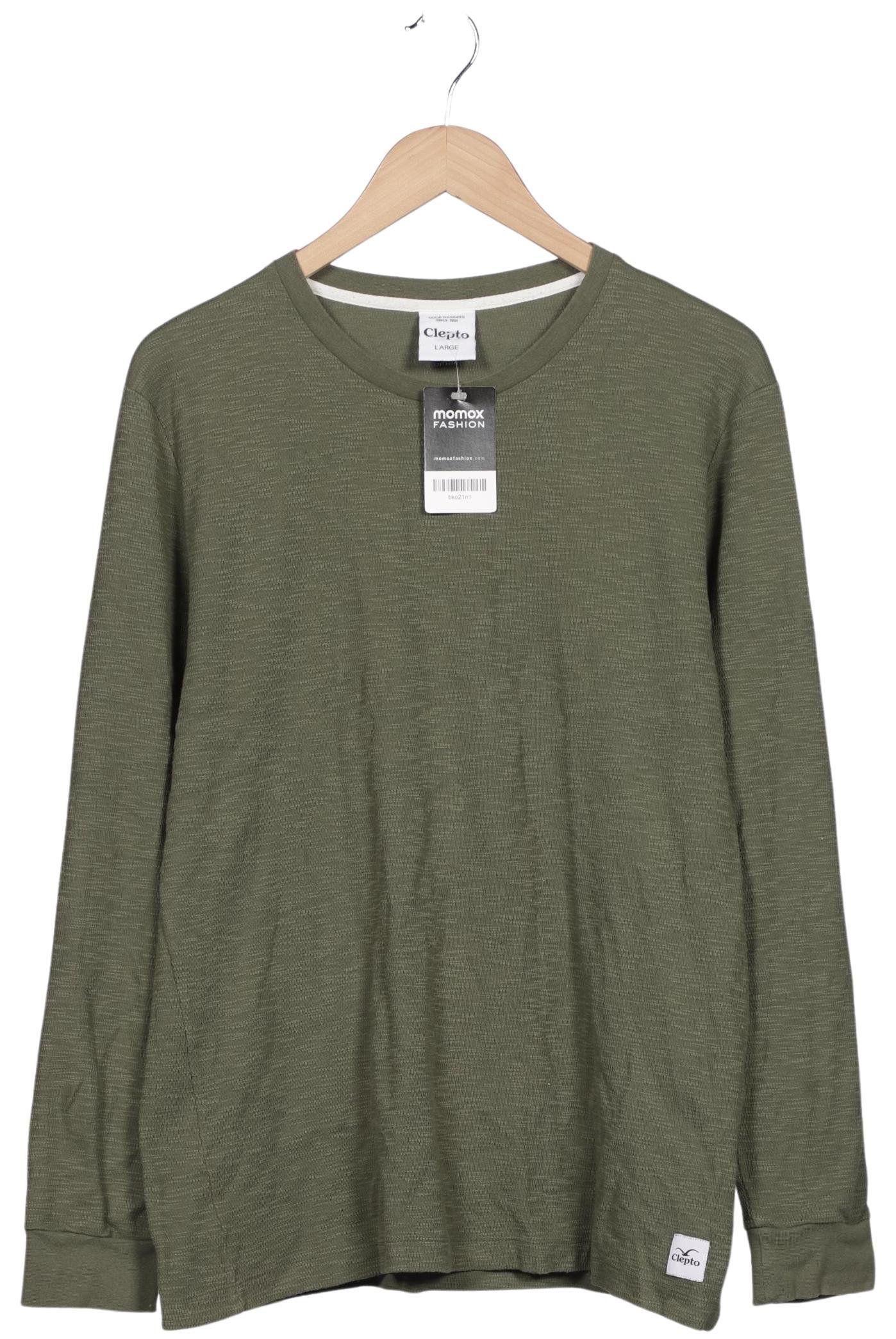 

Cleptomanicx Herren Langarmshirt, grün, Gr. 52