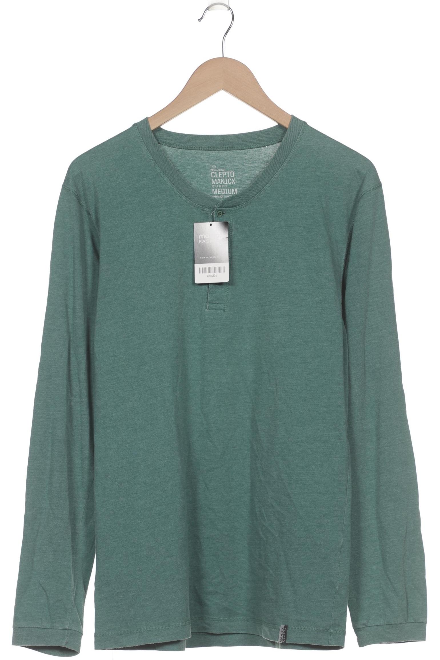 Thumbnail - Cleptomanicx Herren Langarmshirt, grün, Gr. 48