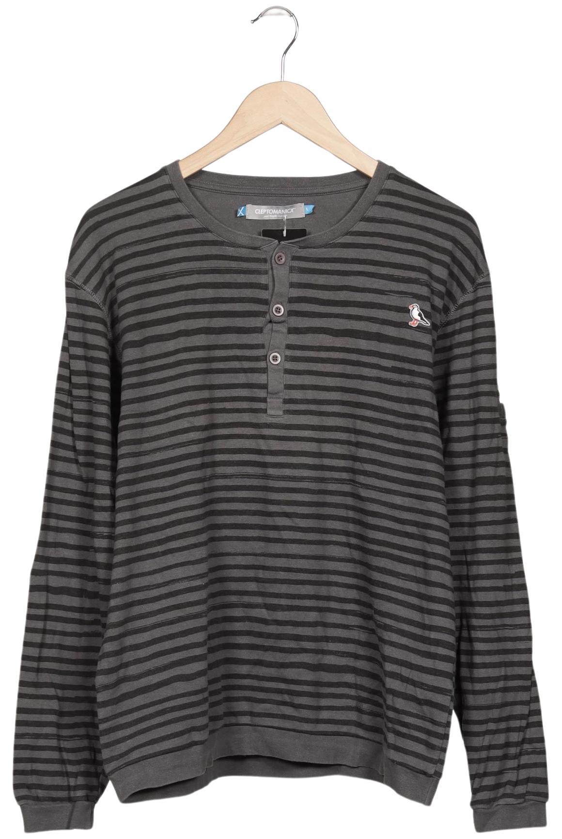 

Cleptomanicx Herren Langarmshirt, grau, Gr. 52