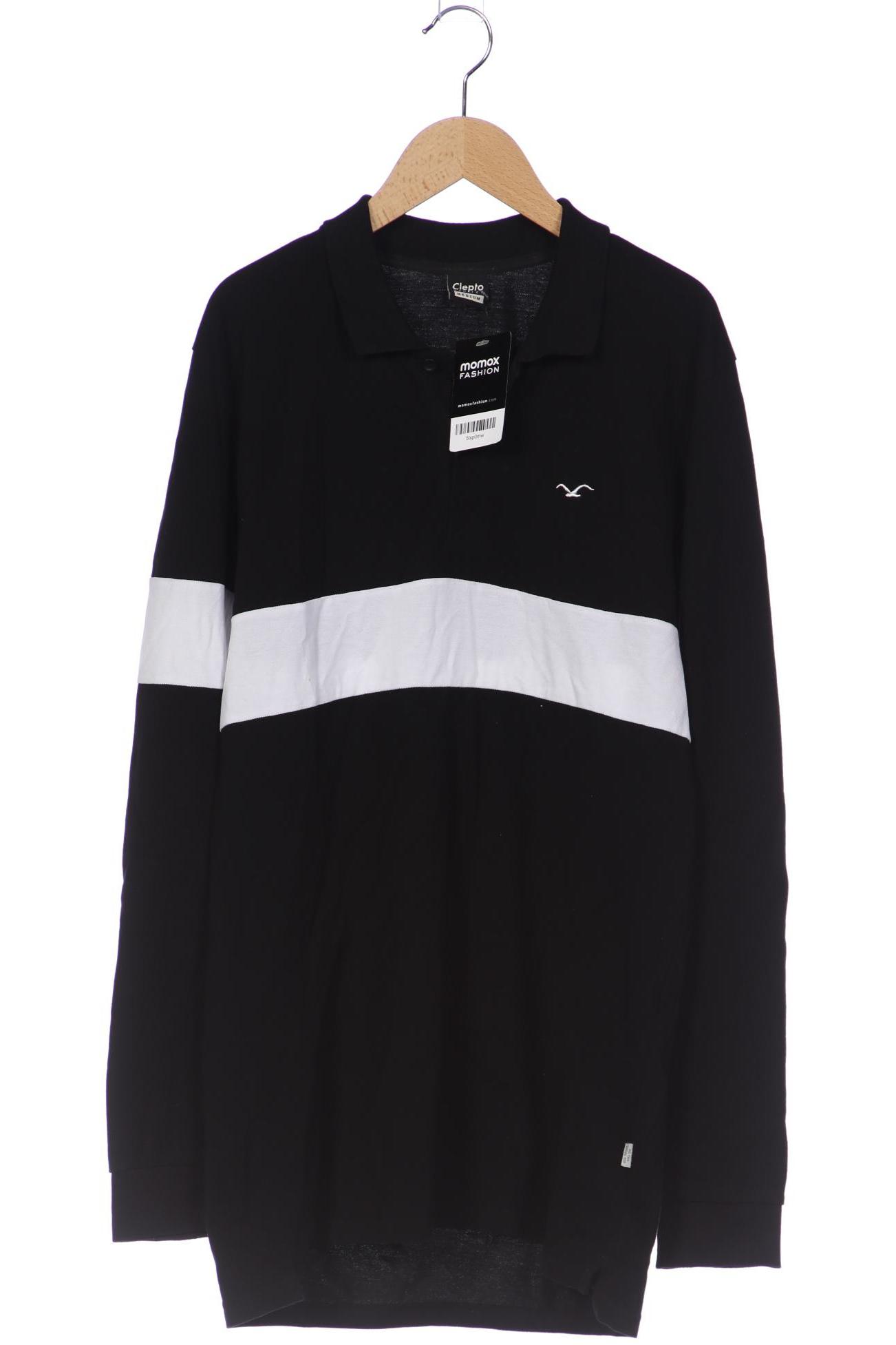 

Cleptomanicx Herren Poloshirt, schwarz