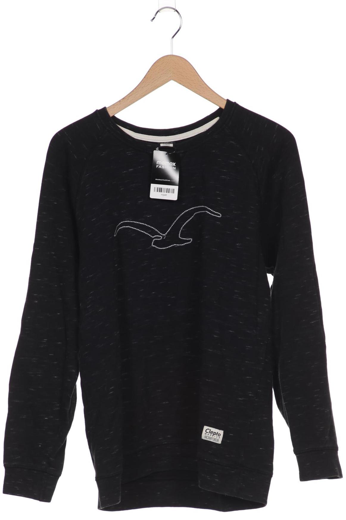 

Cleptomanicx Herren Sweatshirt, schwarz
