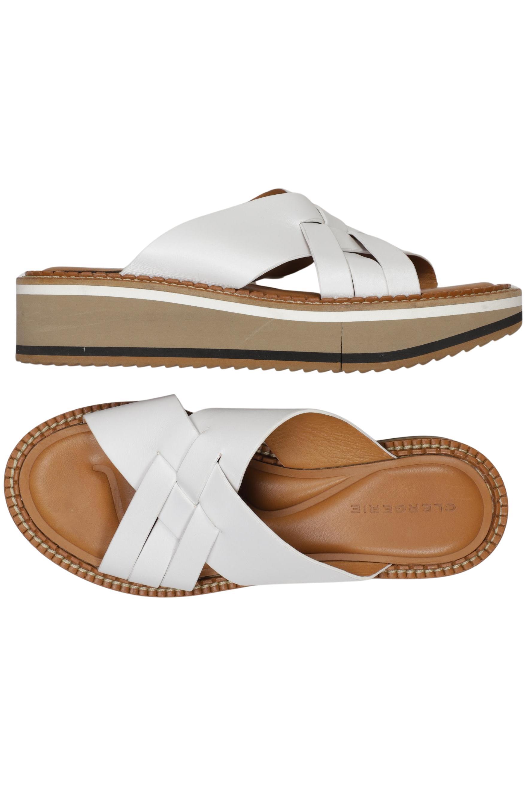 

Clergerie Paris Damen Sandale, weiß, Gr. 40