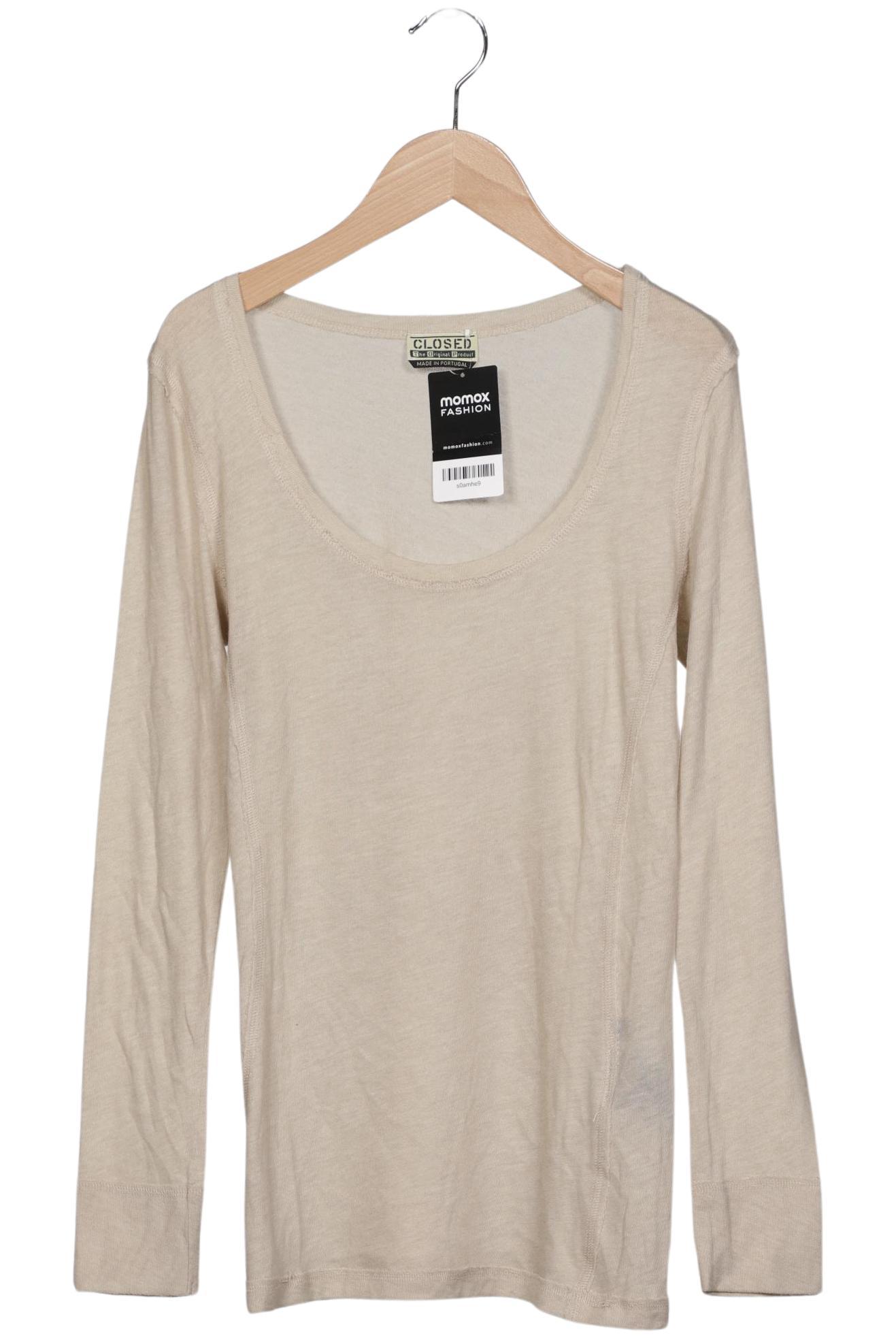 

Closed Damen Langarmshirt, beige, Gr. 36