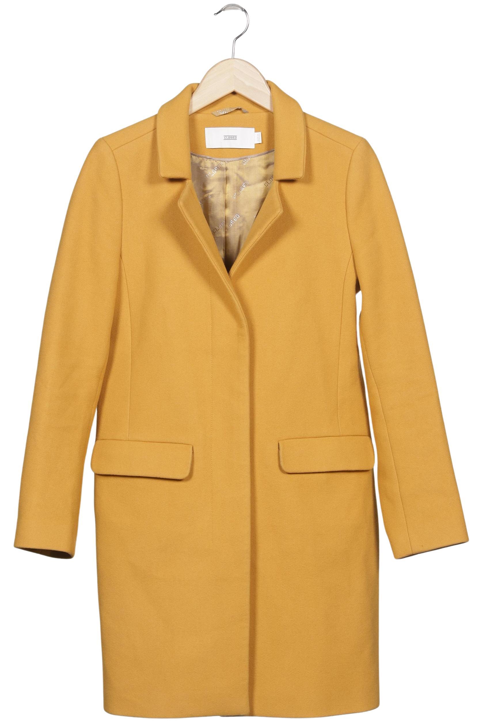 

Closed Damen Mantel, gelb, Gr. 36