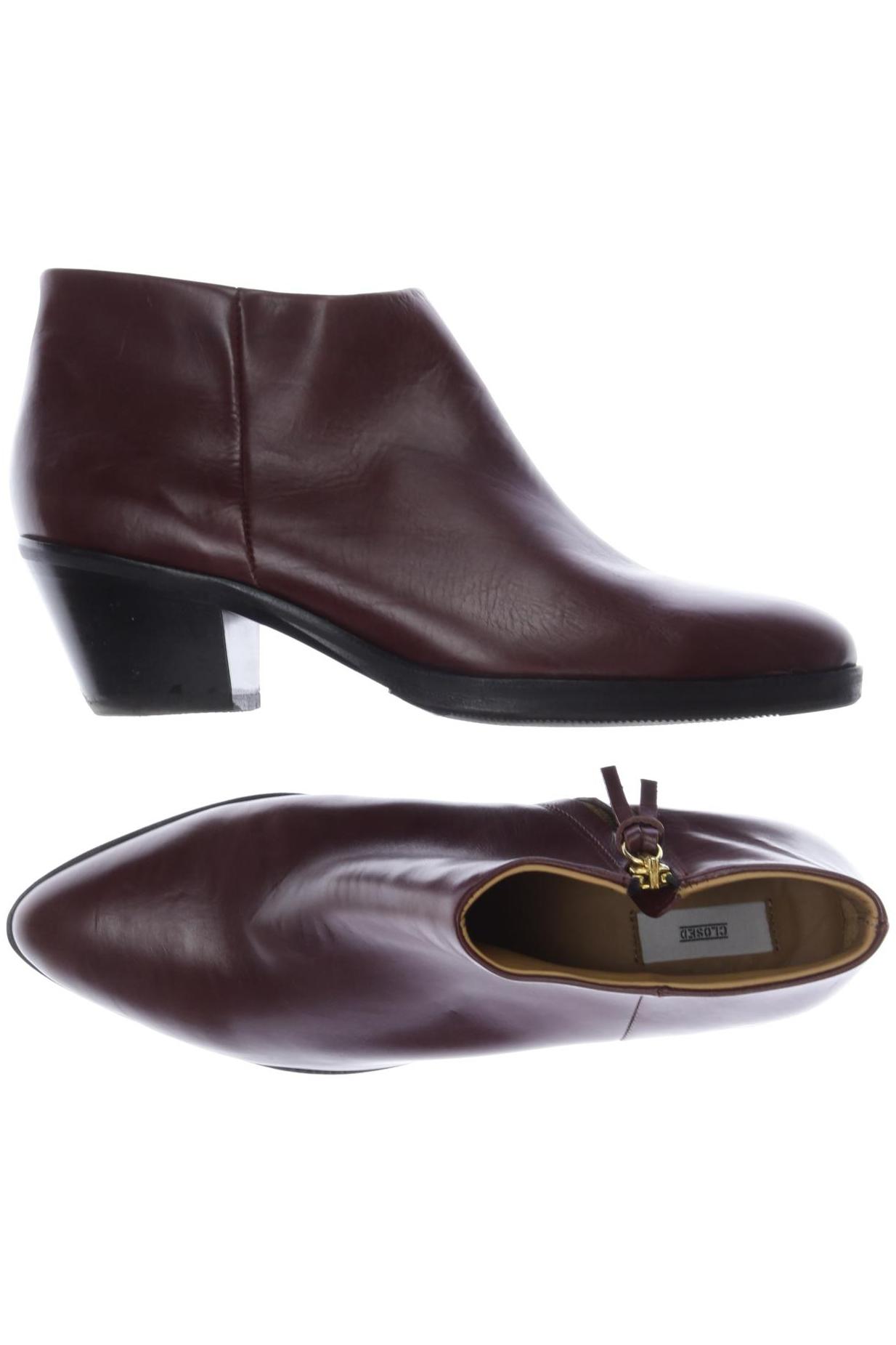 

Closed Damen Stiefelette, bordeaux, Gr. 39