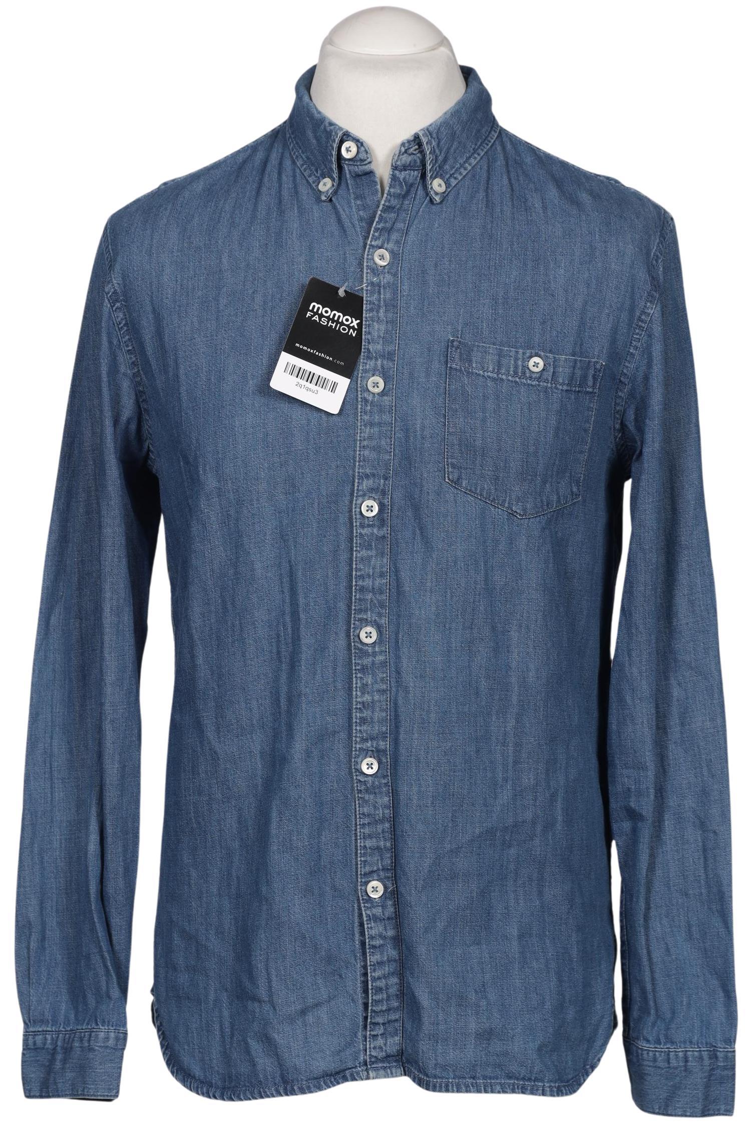 Thumbnail - Closed Herren Hemd, blau, Gr. 48