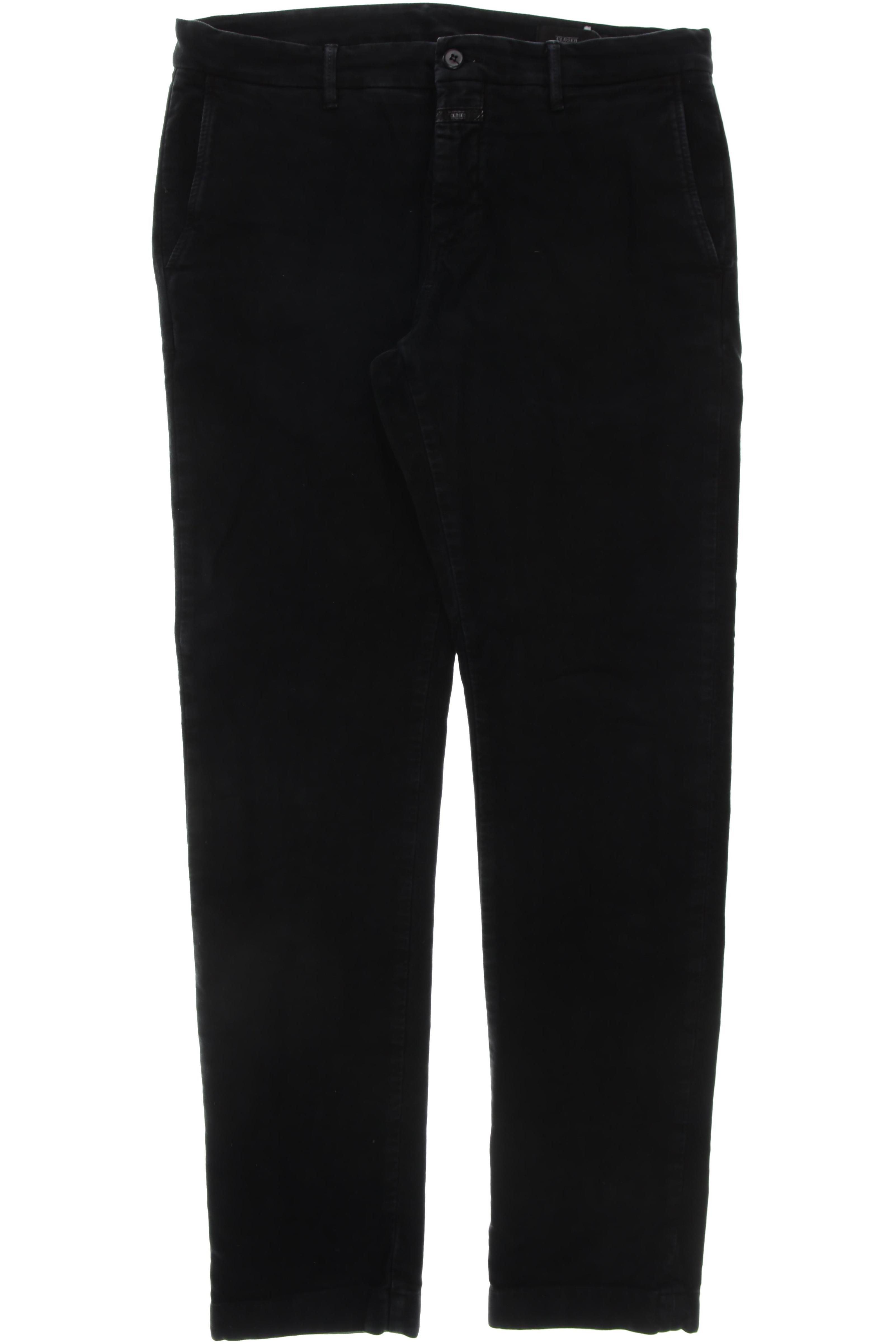 Thumbnail - Closed Herren Stoffhose, schwarz, Gr. 32