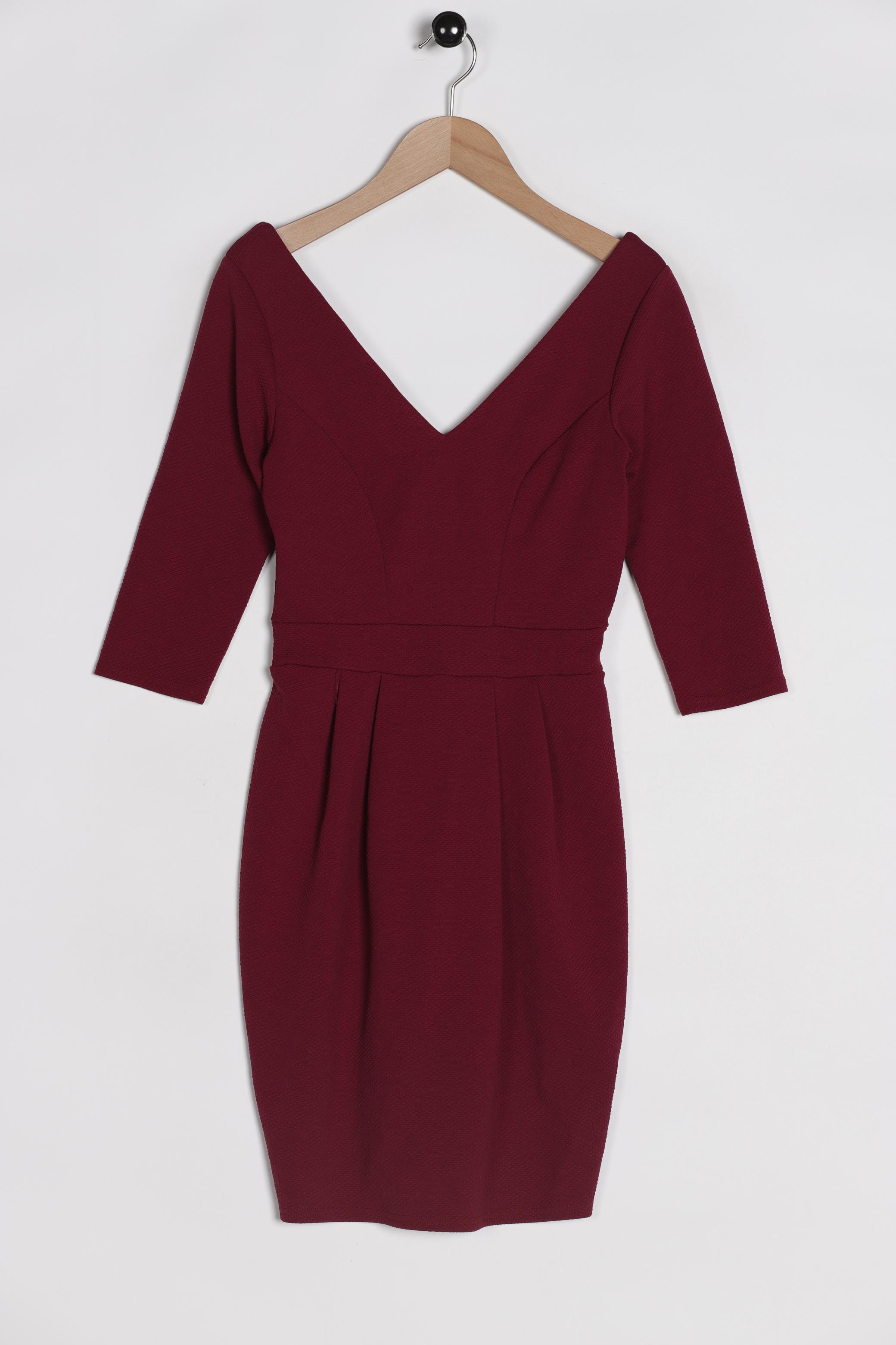 

Closet Damen Kleid, rot, Gr. 8