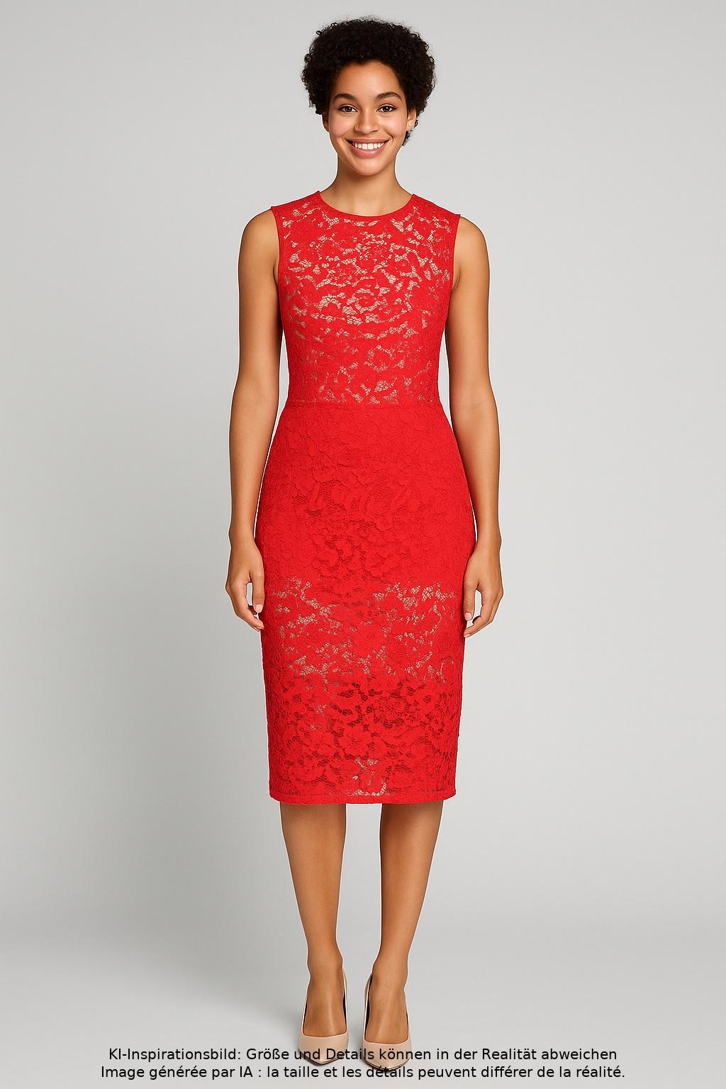 

Closet Damen Kleid, rot, Gr. 12