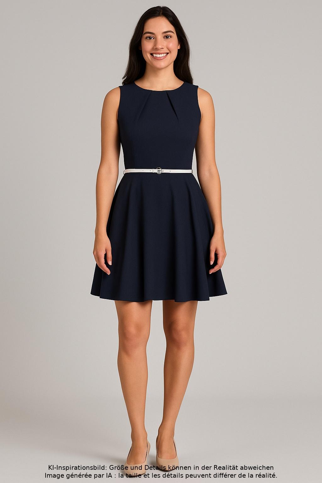 

Closet Damen Kleid, marineblau, Gr. 12