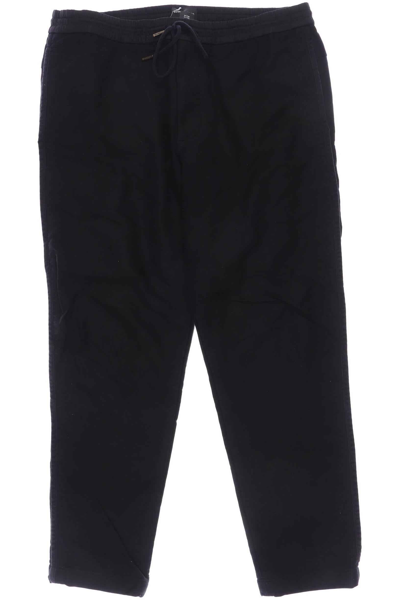 

CLUB MONACO Herren Stoffhose, schwarz