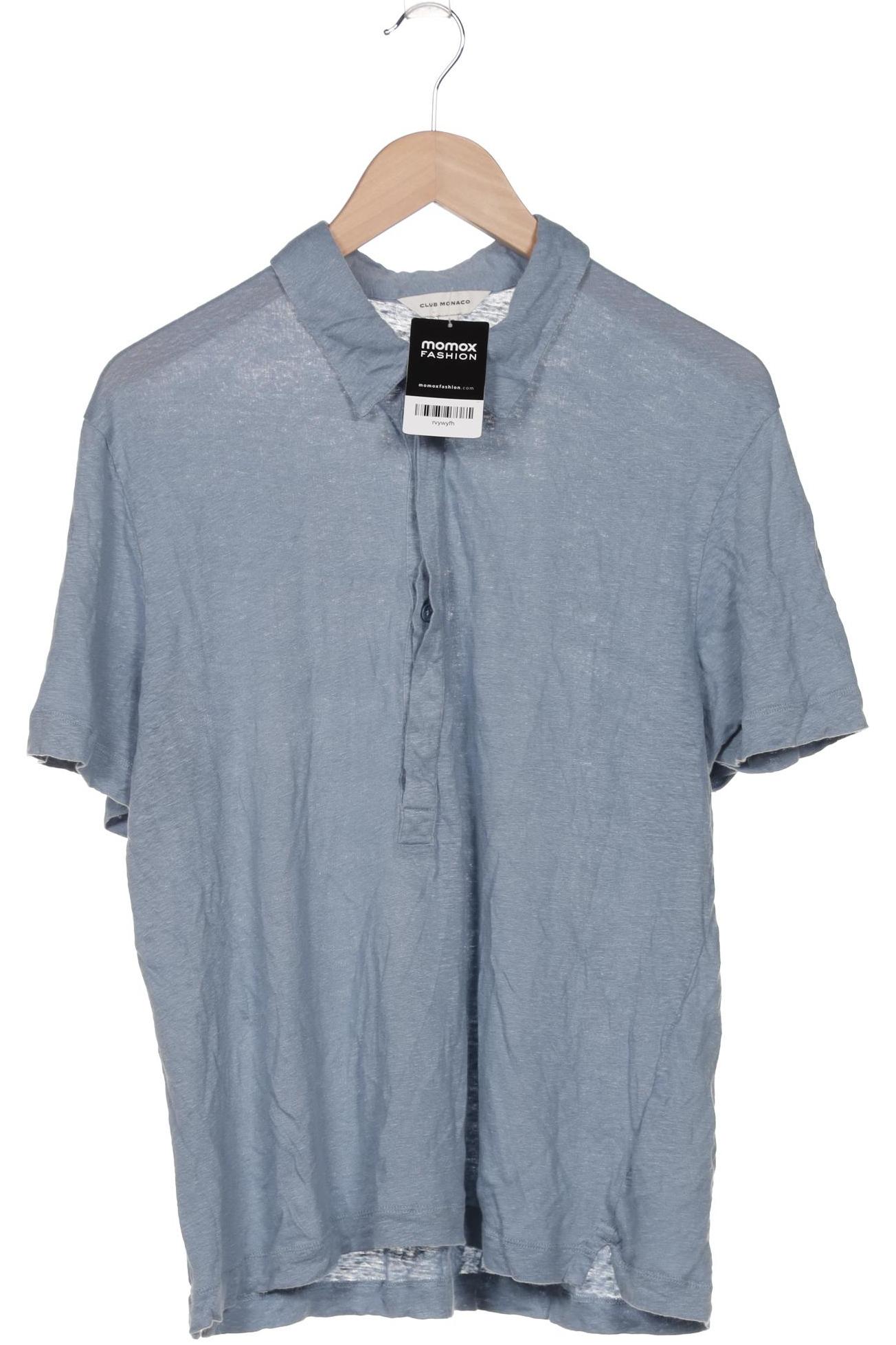 

Club Monaco Herren Poloshirt, blau, Gr. 56