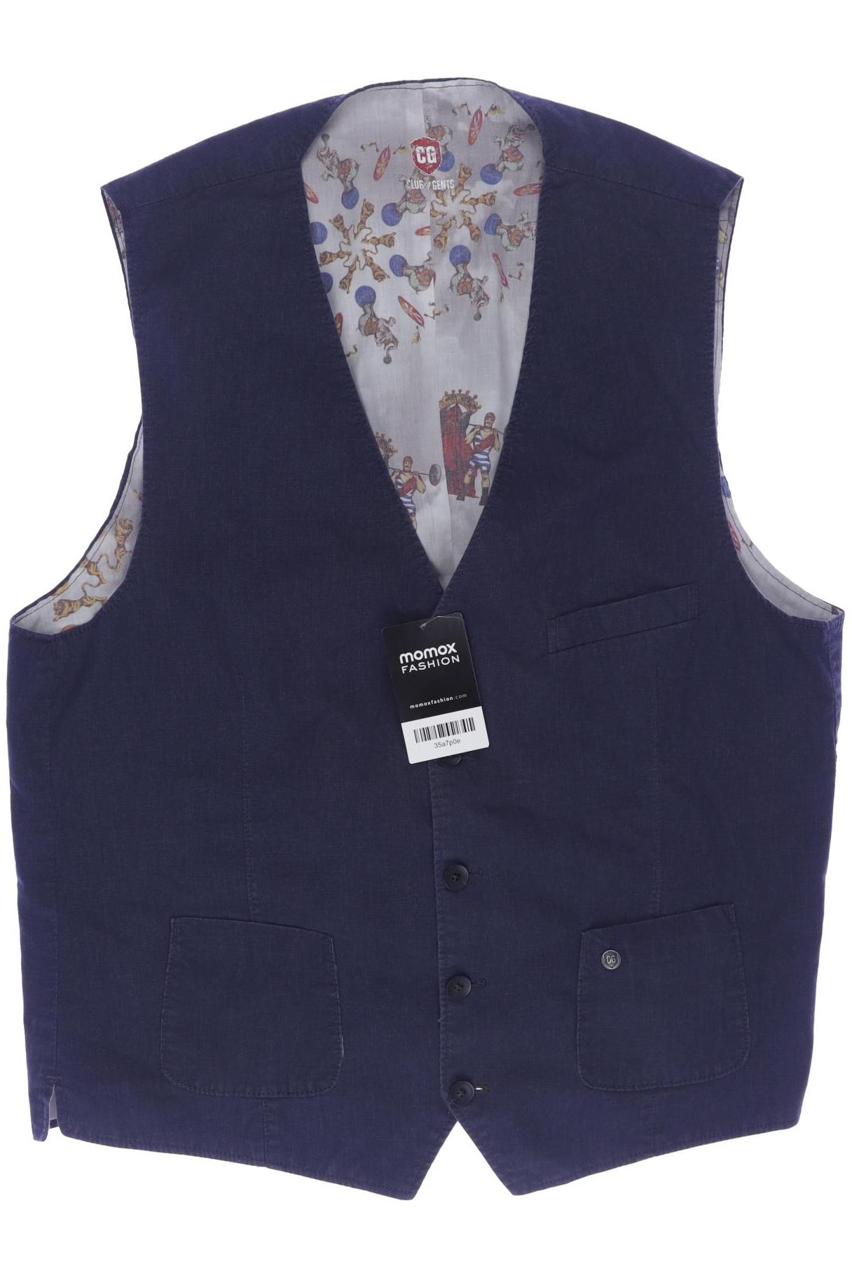 

Club of Gents Herren Weste, marineblau, Gr. 54