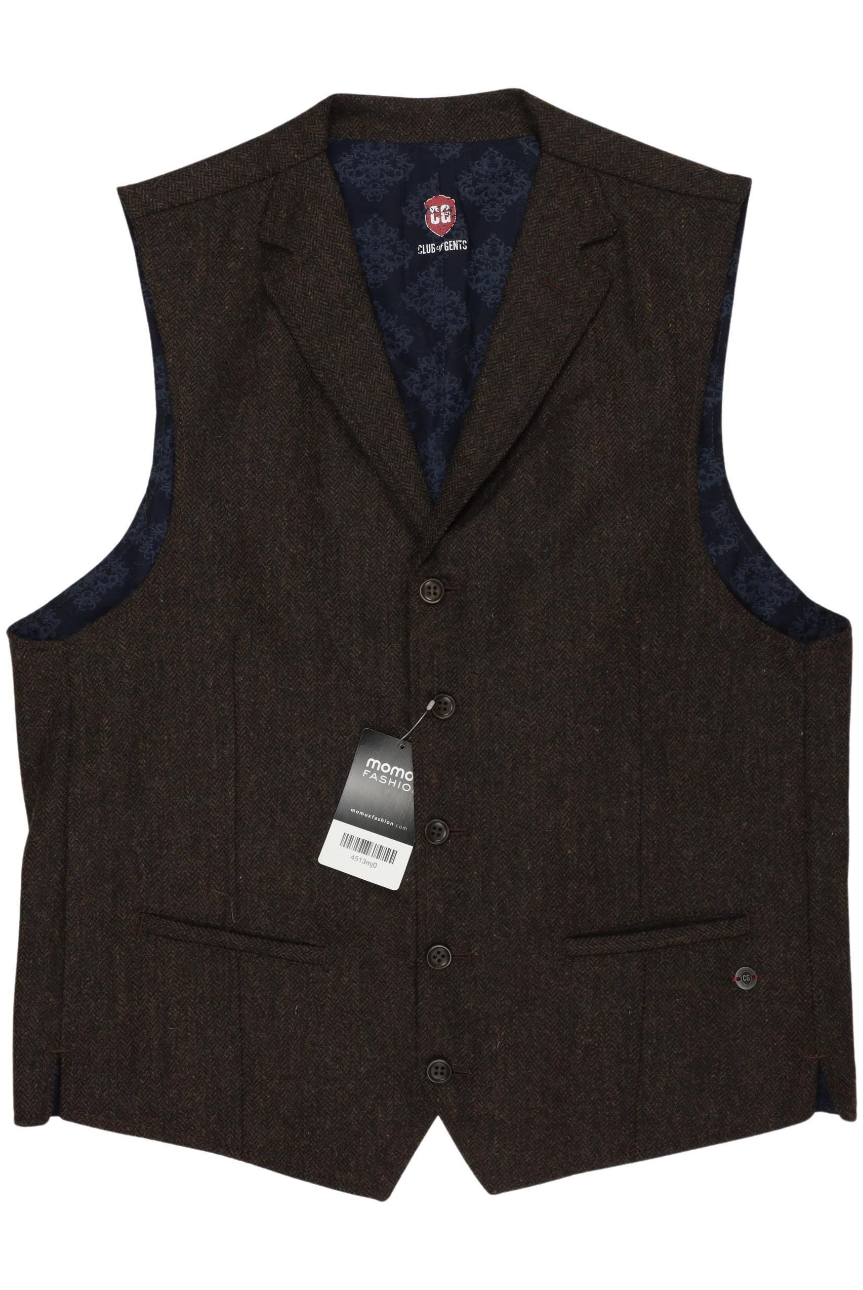 

Club of Gents Herren Weste, braun, Gr. 50