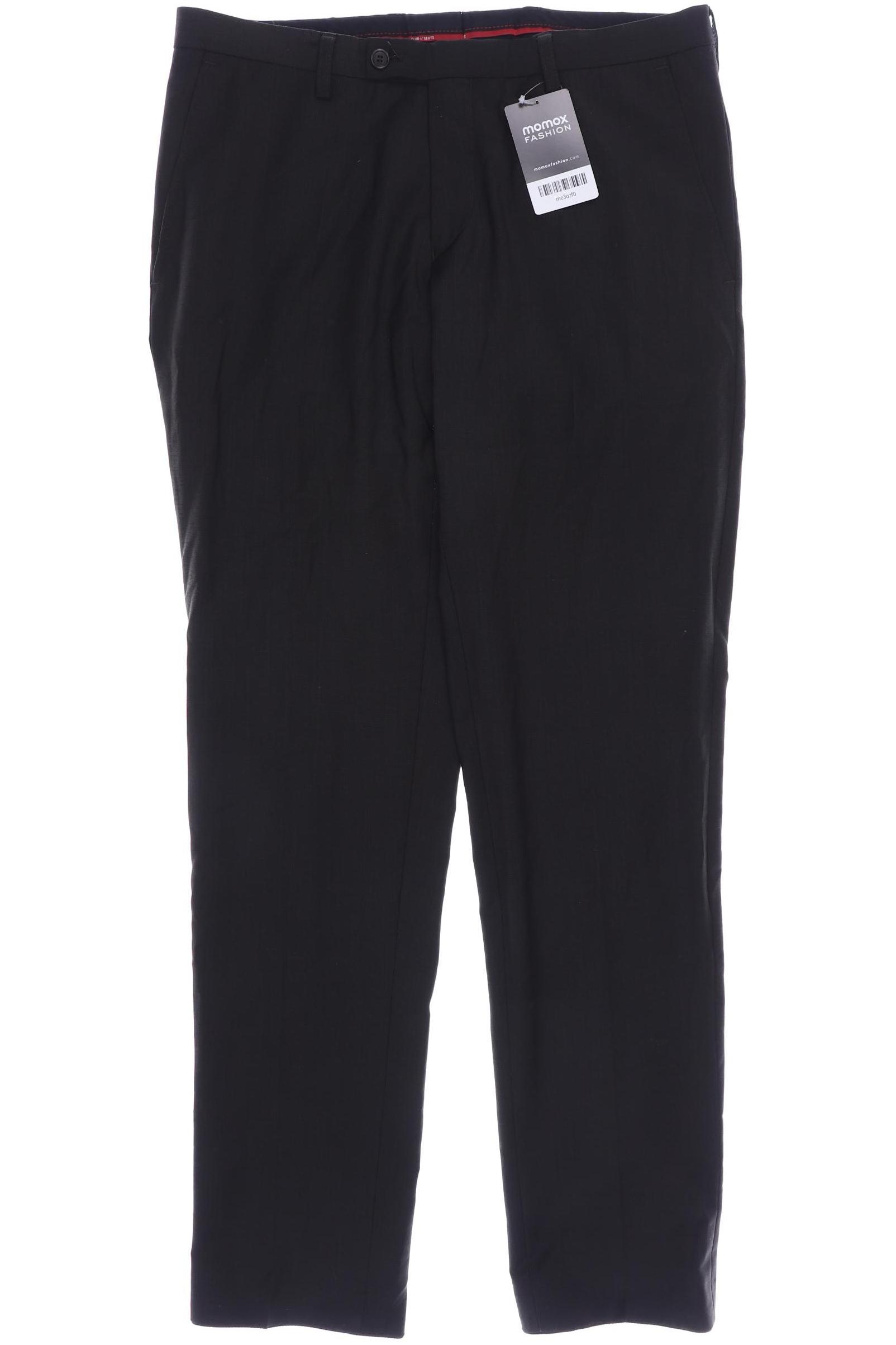 

Club of Gents Herren Stoffhose, schwarz, Gr. 48