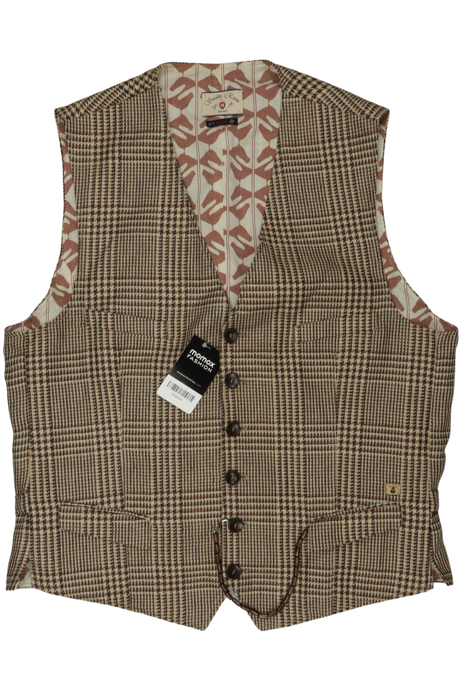 

Club of Gents Herren Weste, braun, Gr. 54