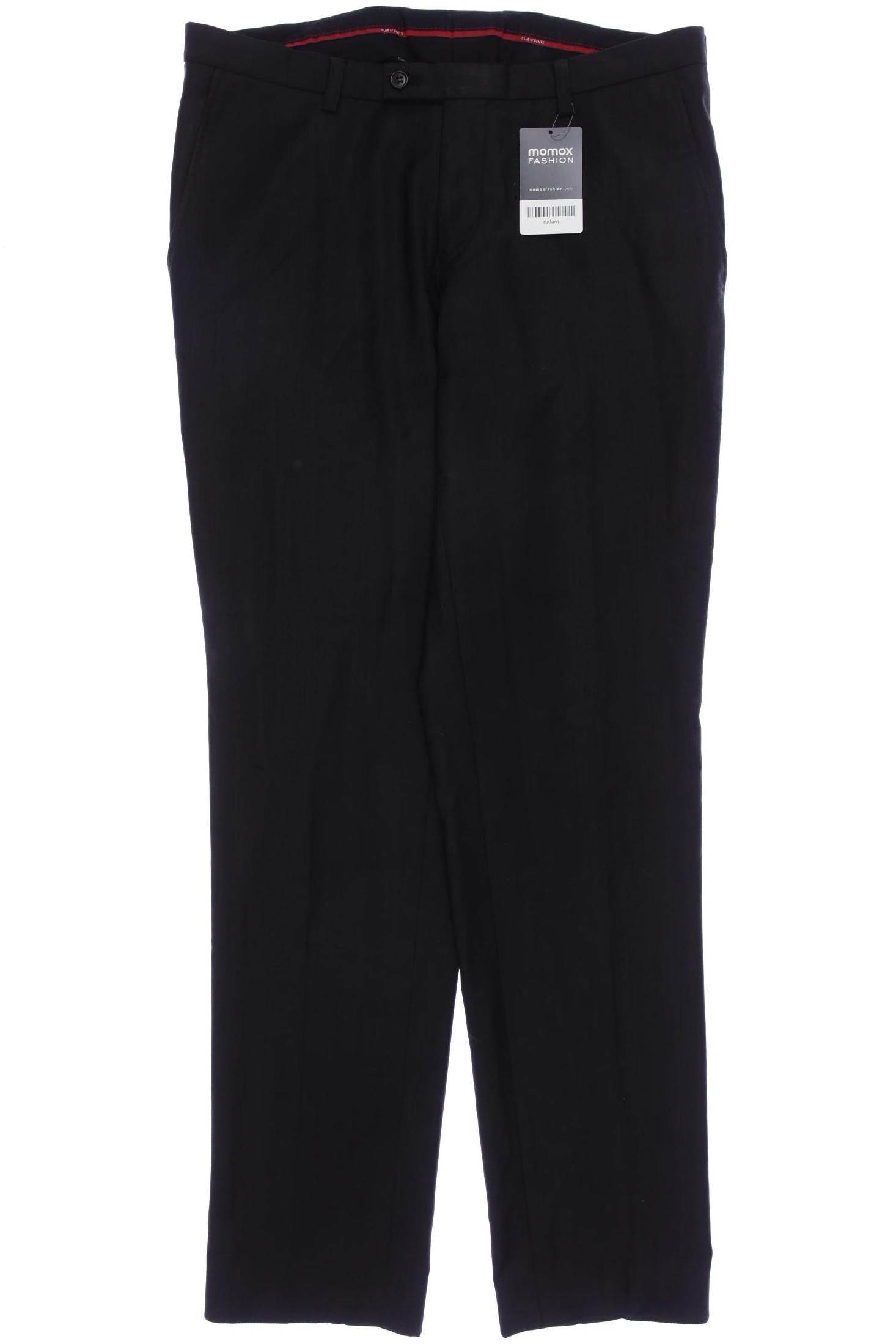 

Club of Gents Herren Stoffhose, schwarz, Gr. 48