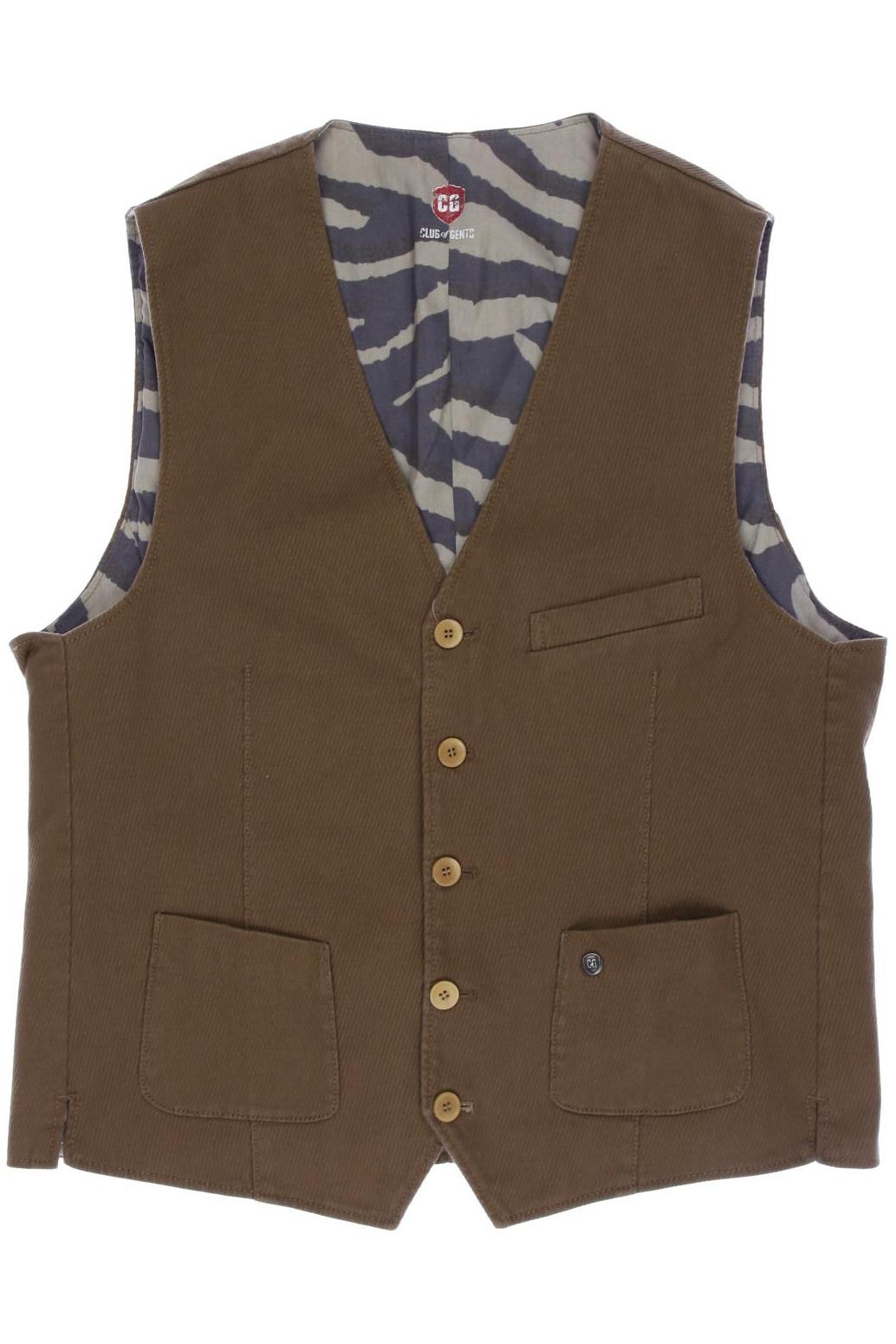 

Club of Gents Herren Weste, braun, Gr. 48