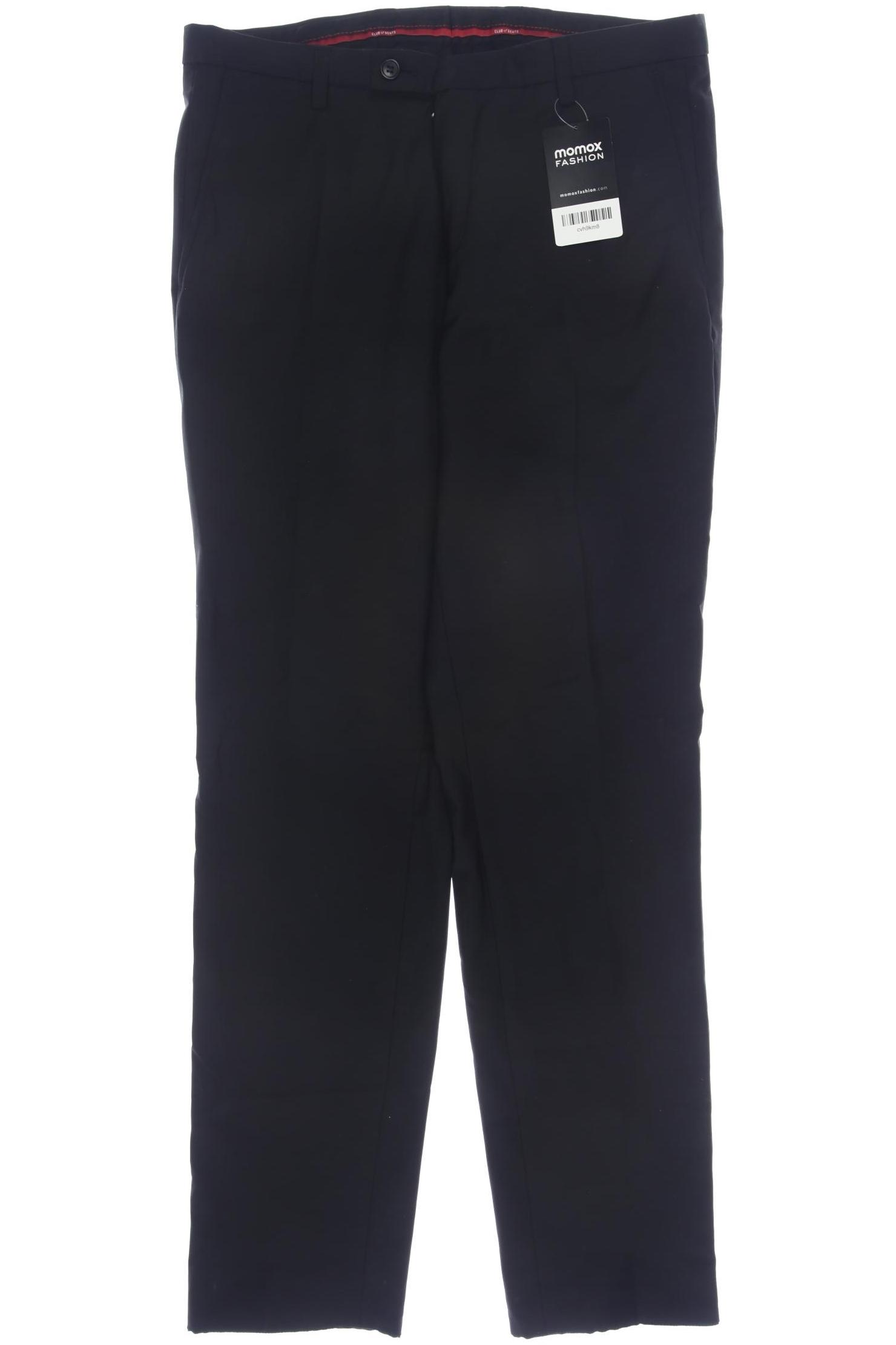 

Club of Gents Herren Stoffhose, schwarz, Gr. 46