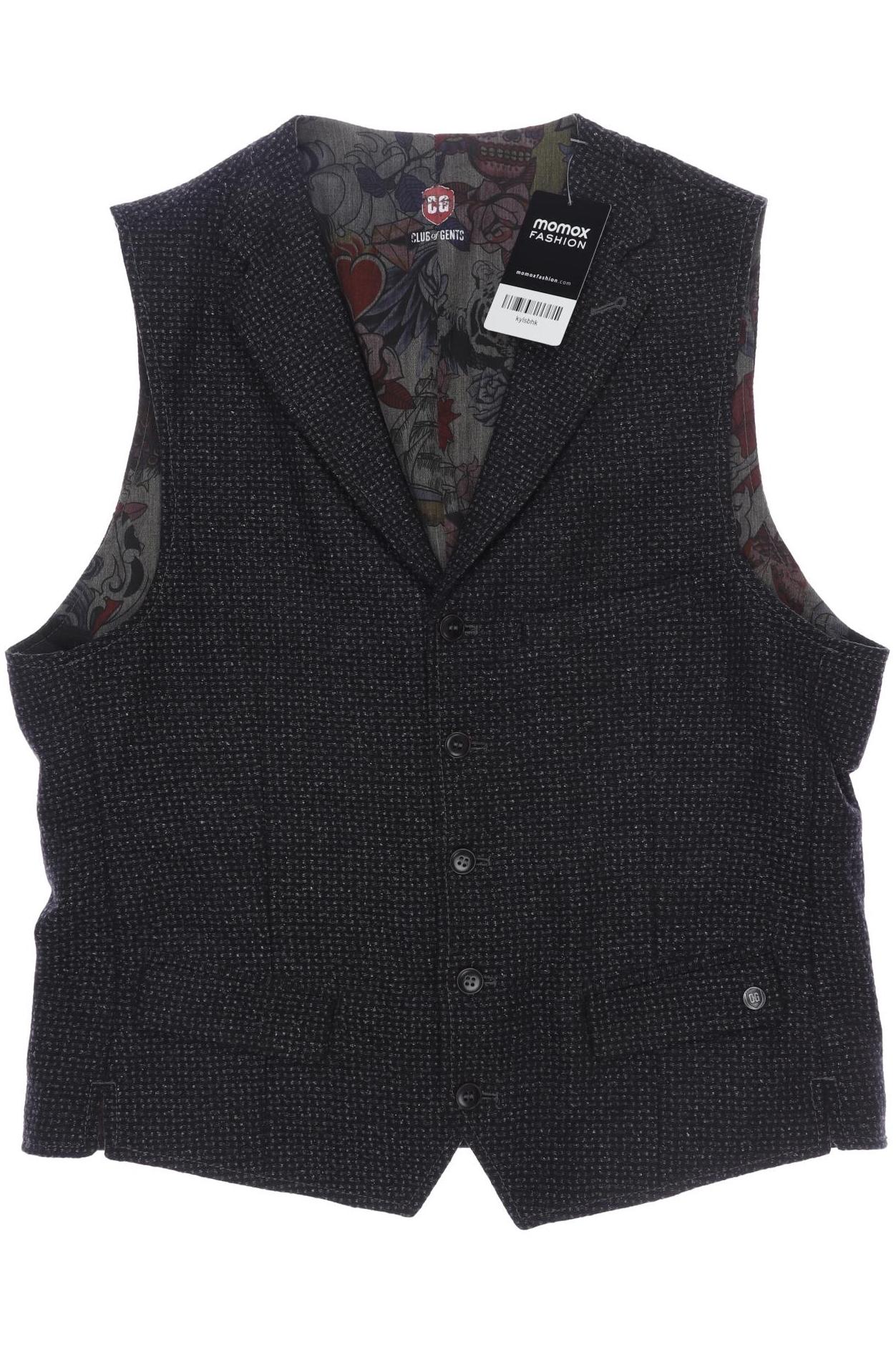 

Club of Gents Herren Weste, schwarz, Gr. 48