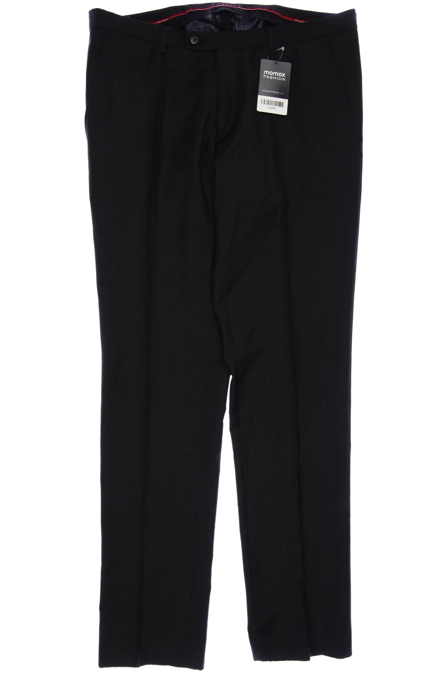 

Club of Gents Herren Stoffhose, schwarz, Gr. 48
