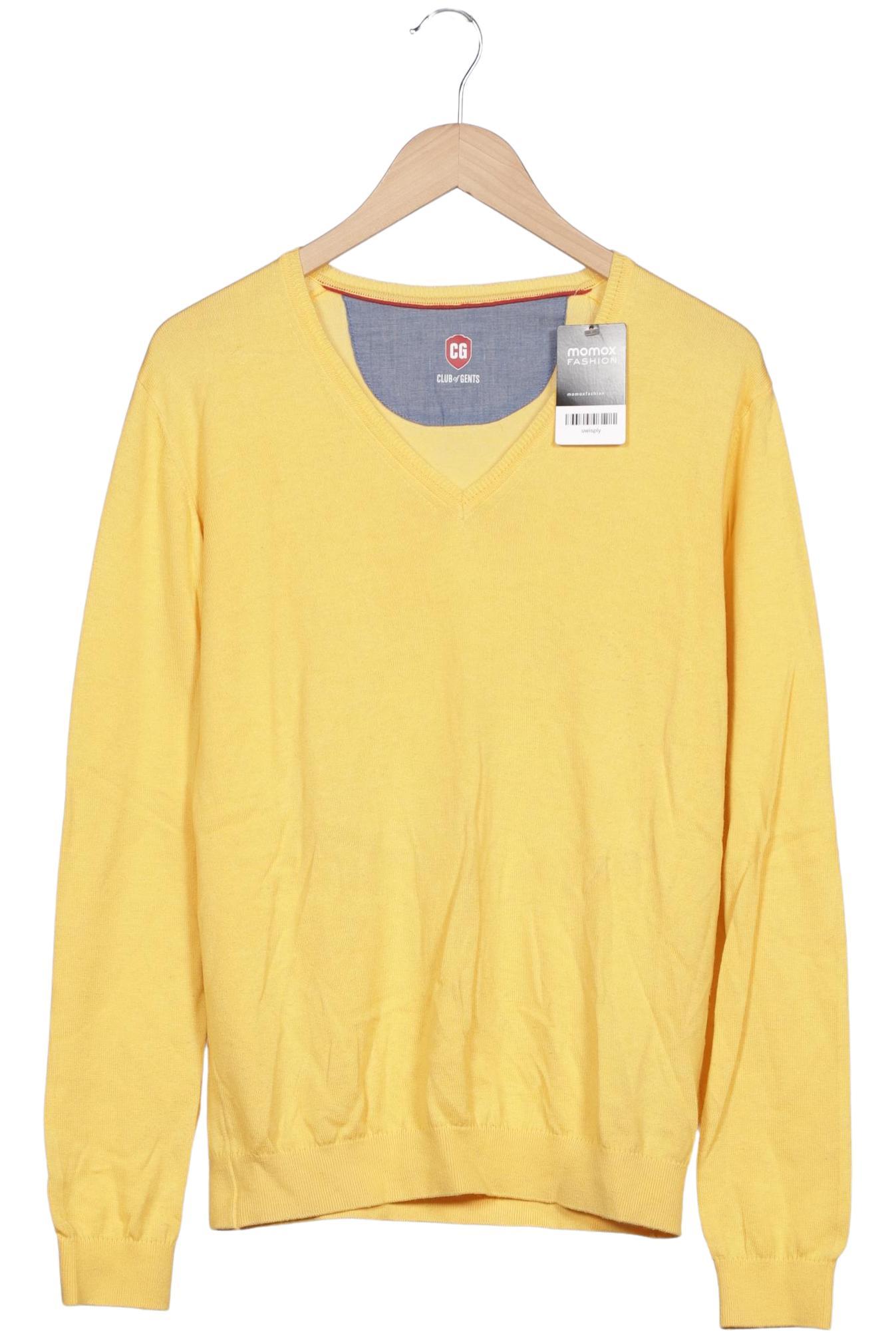 

Club of Gents Herren Pullover, gelb, Gr. 52
