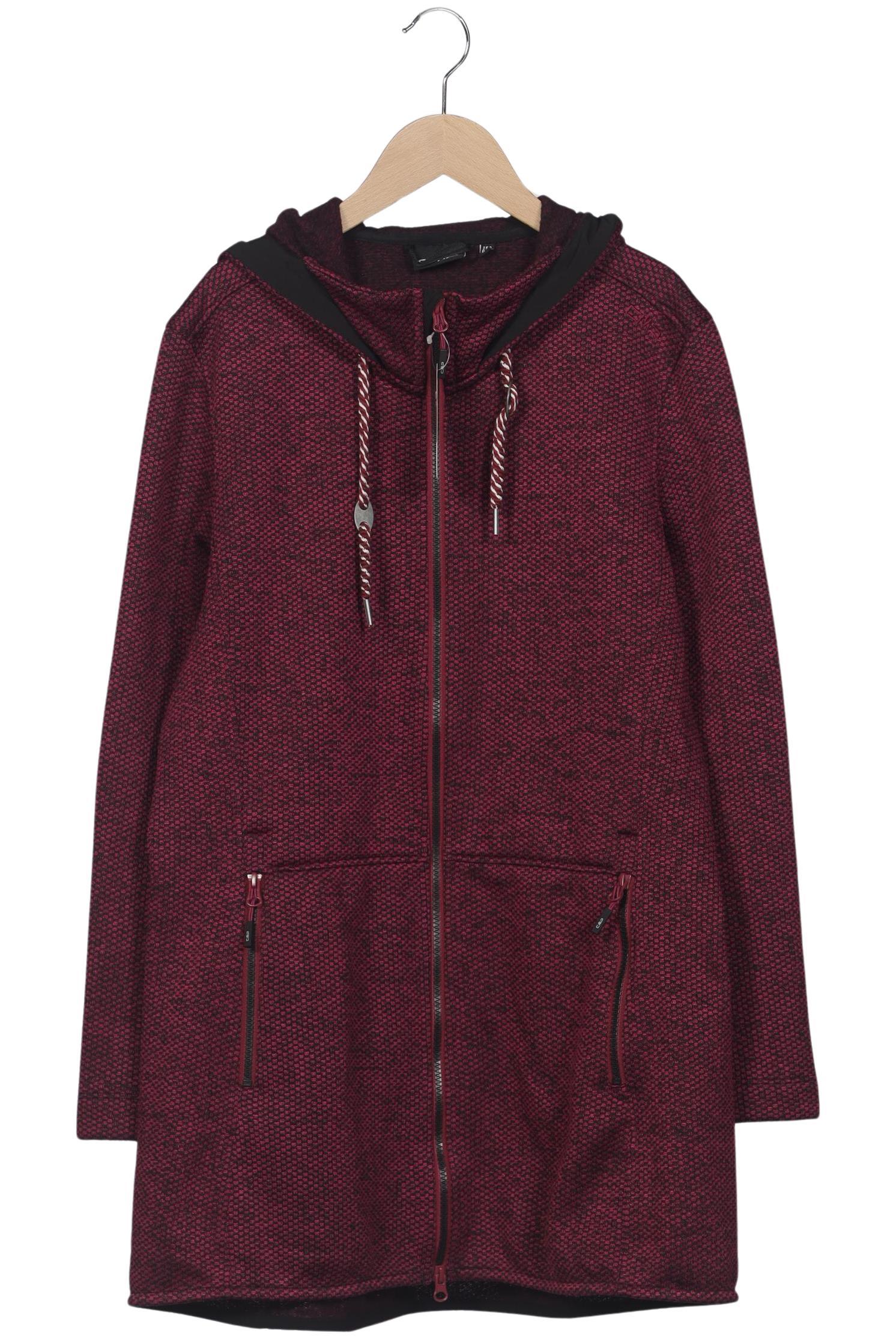 

CMP Damen Kapuzenpullover, bordeaux, Gr. 46