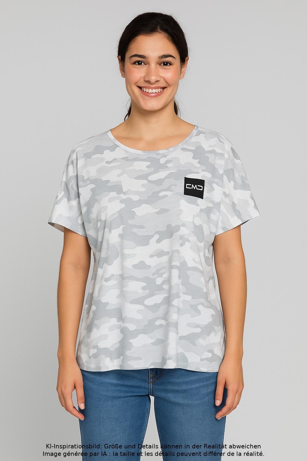

CMP Damen T-Shirt, mehrfarbig, Gr. 42