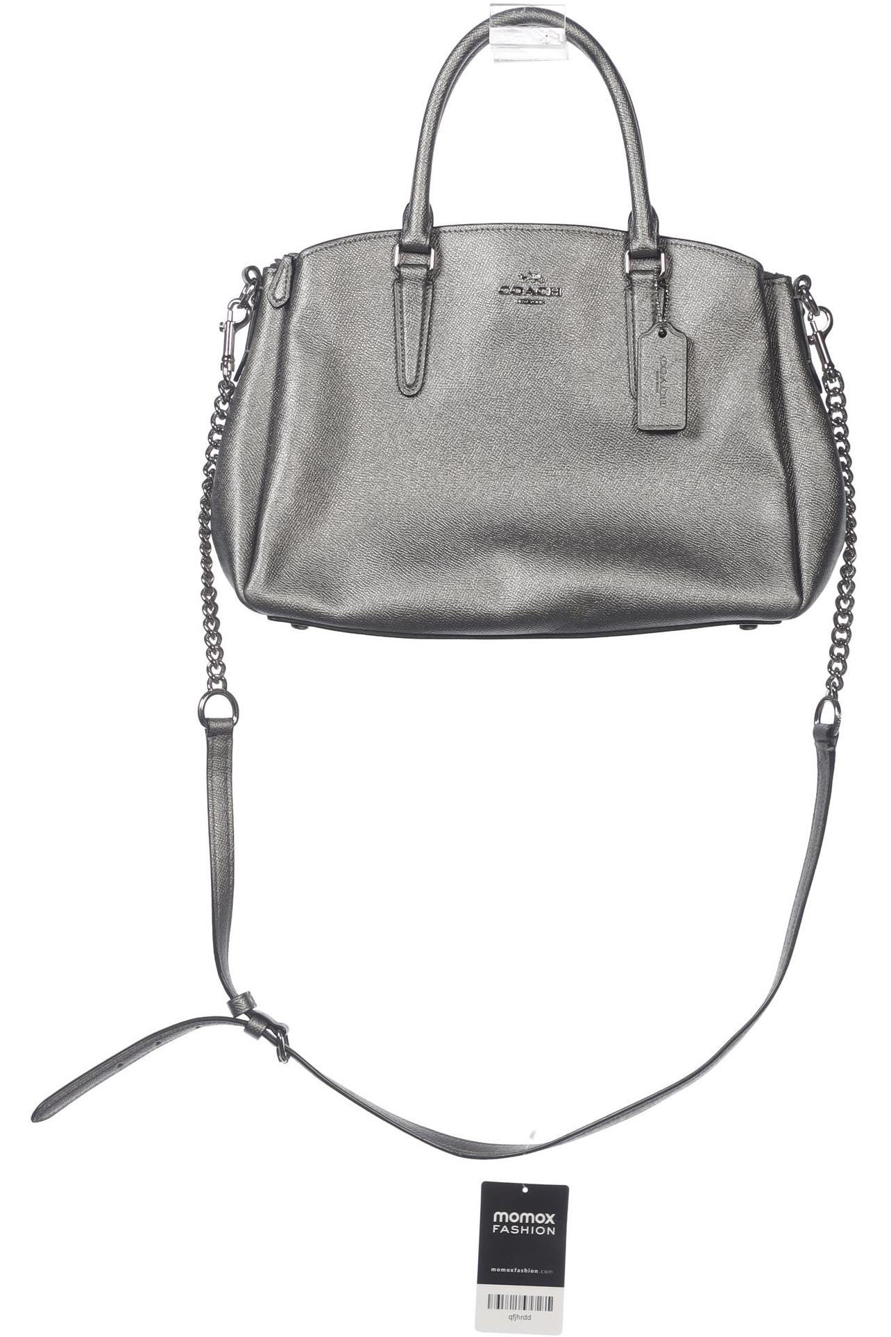 

Coach Damen Handtasche, silber, Gr.