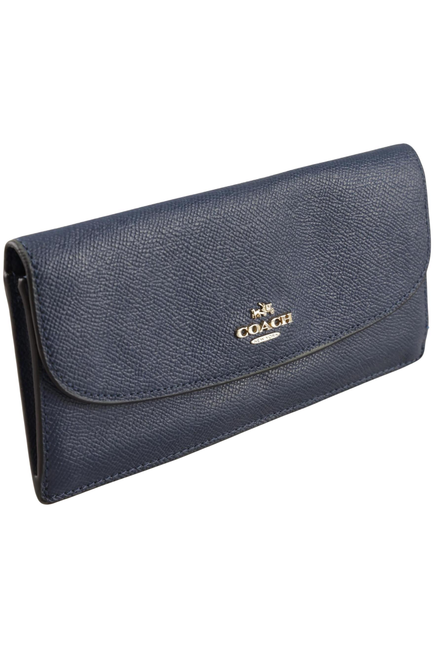 

Coach Damen Portemonnaie, marineblau, Gr.