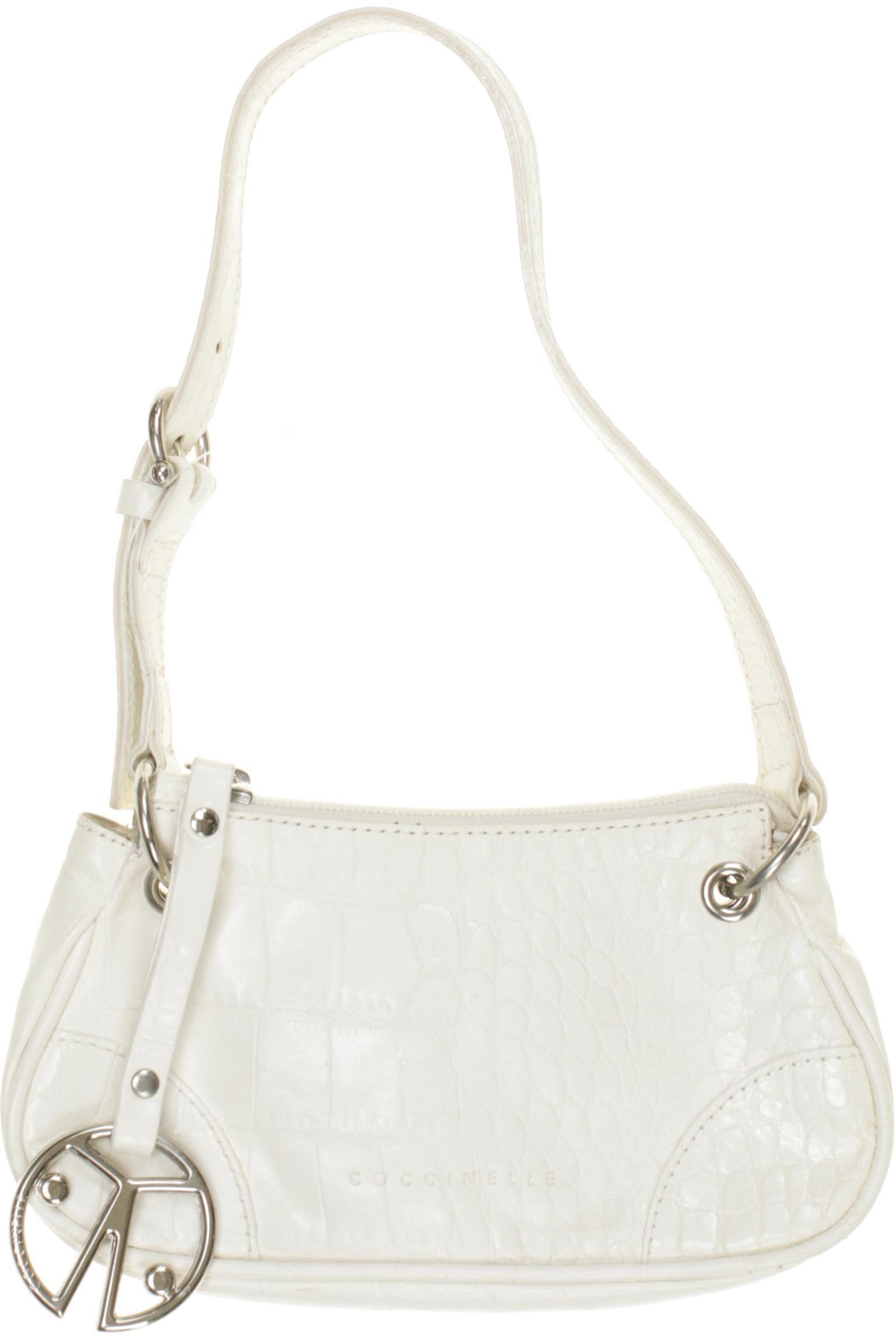 

Coccinelle Damen Handtasche, weiß, Gr.