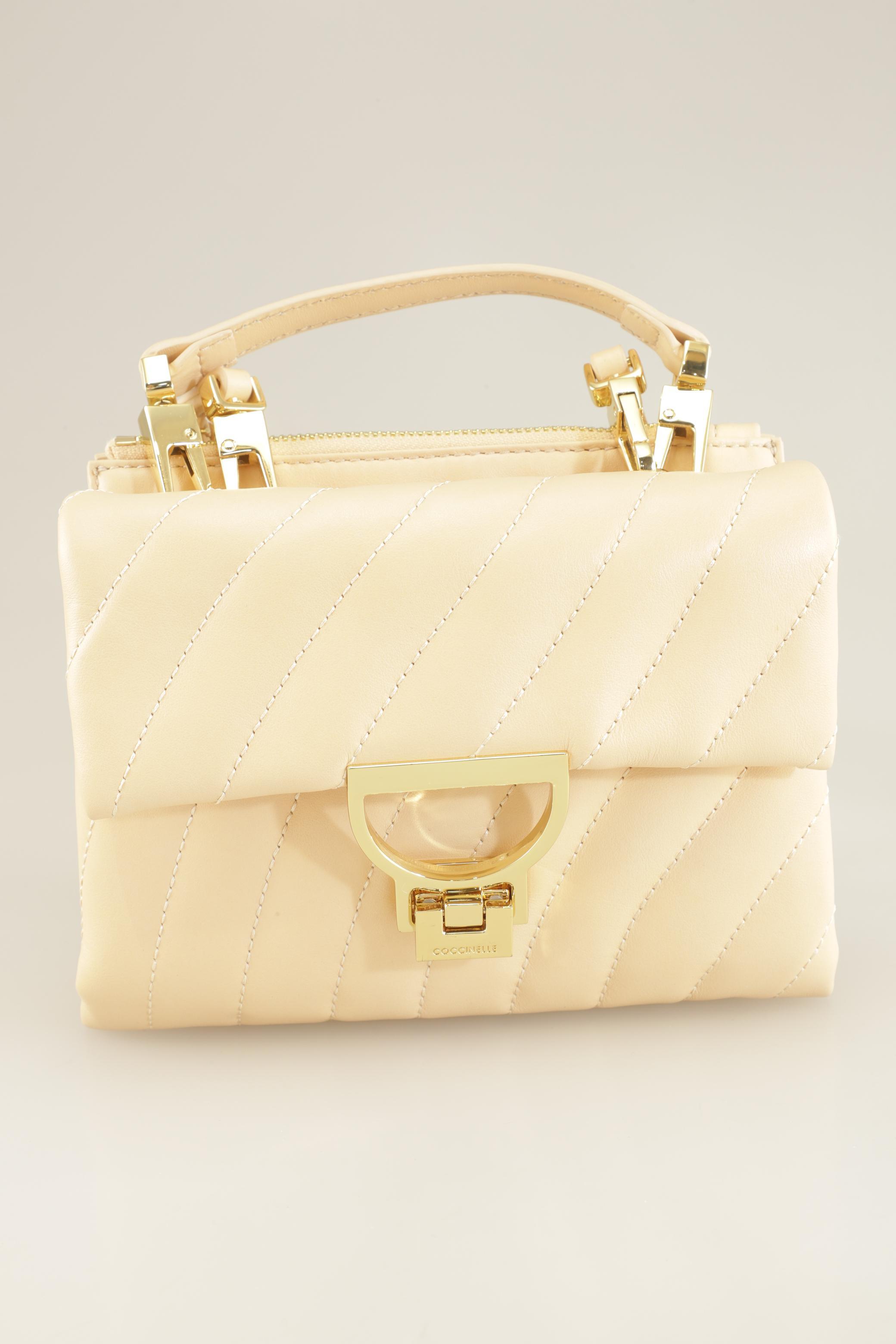 

Coccinelle Damen Handtasche, beige, Gr.