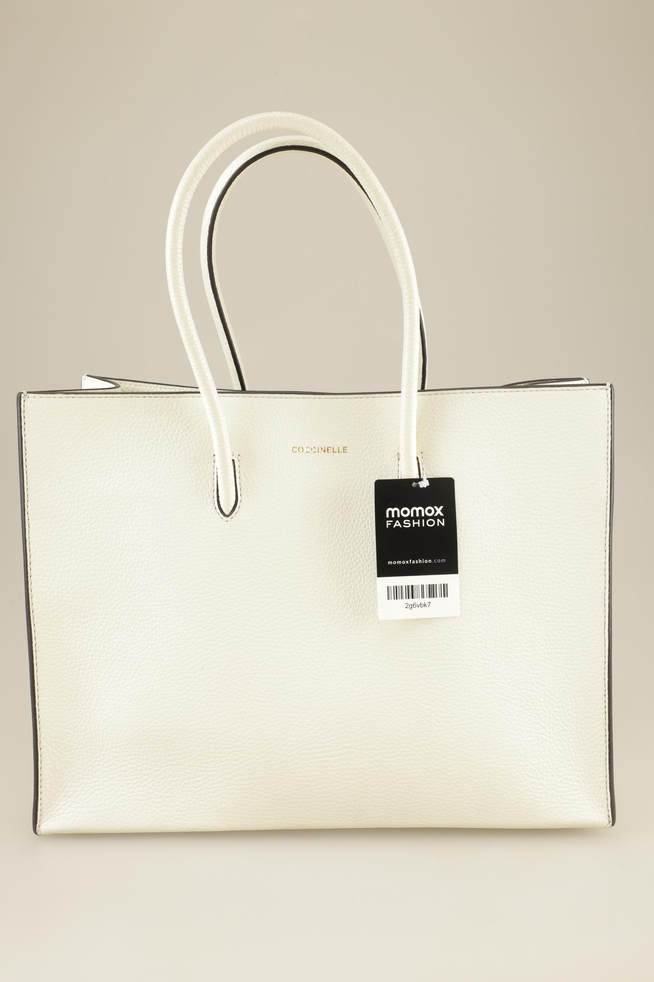 

Coccinelle Damen Handtasche, cremeweiß, Gr.