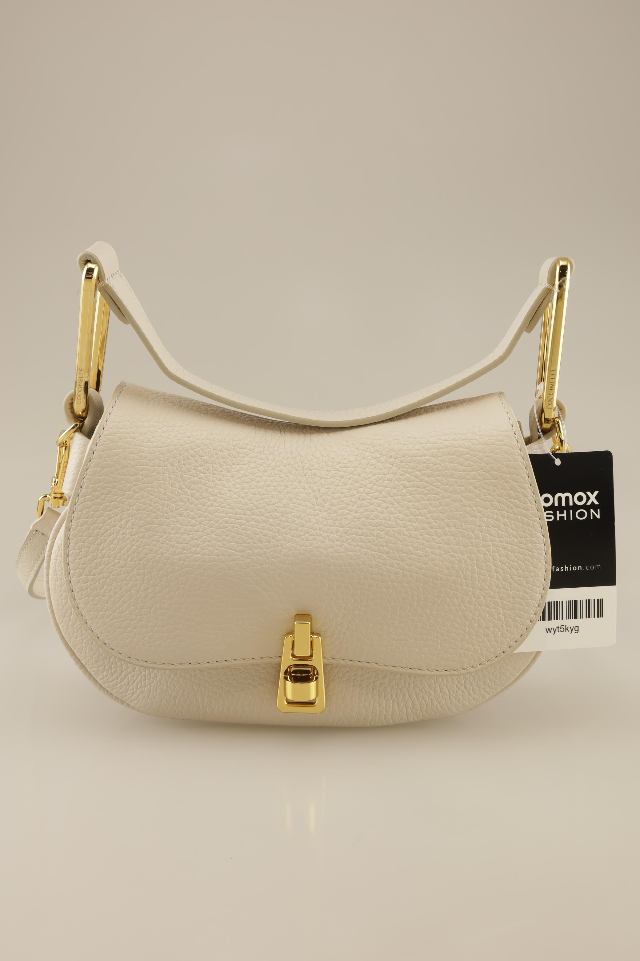 

Coccinelle Damen Handtasche, cremeweiß, Gr.