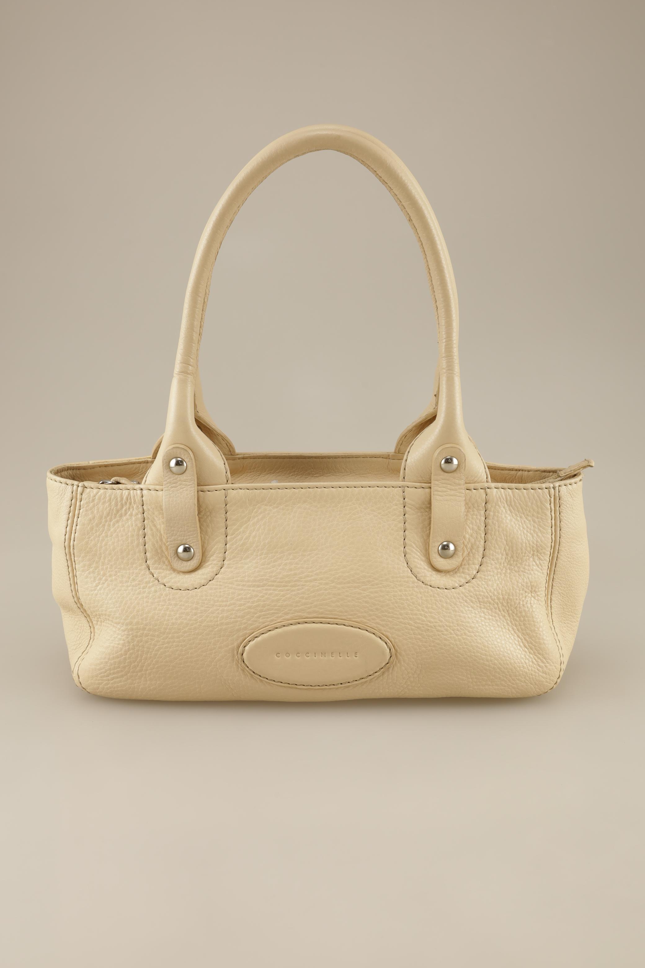 

Coccinelle Damen Handtasche, cremeweiß, Gr.