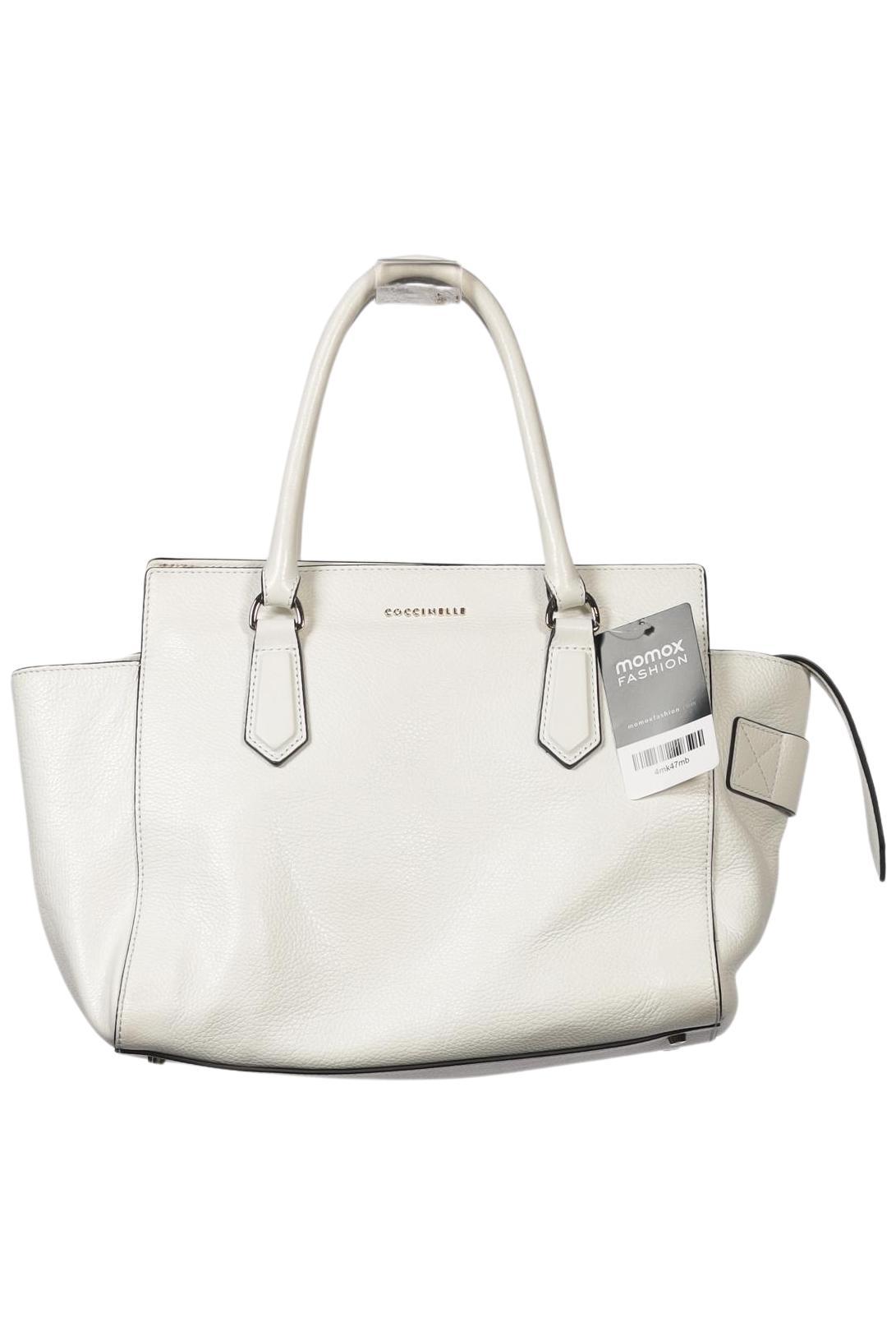 

Coccinelle Damen Handtasche, cremeweiß, Gr.