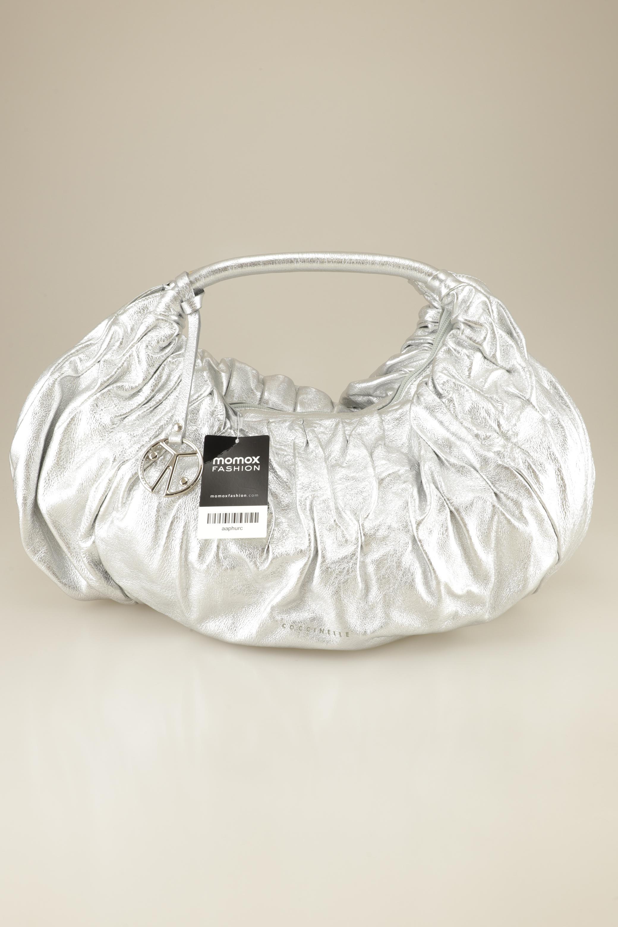

Coccinelle Damen Handtasche, silber, Gr.