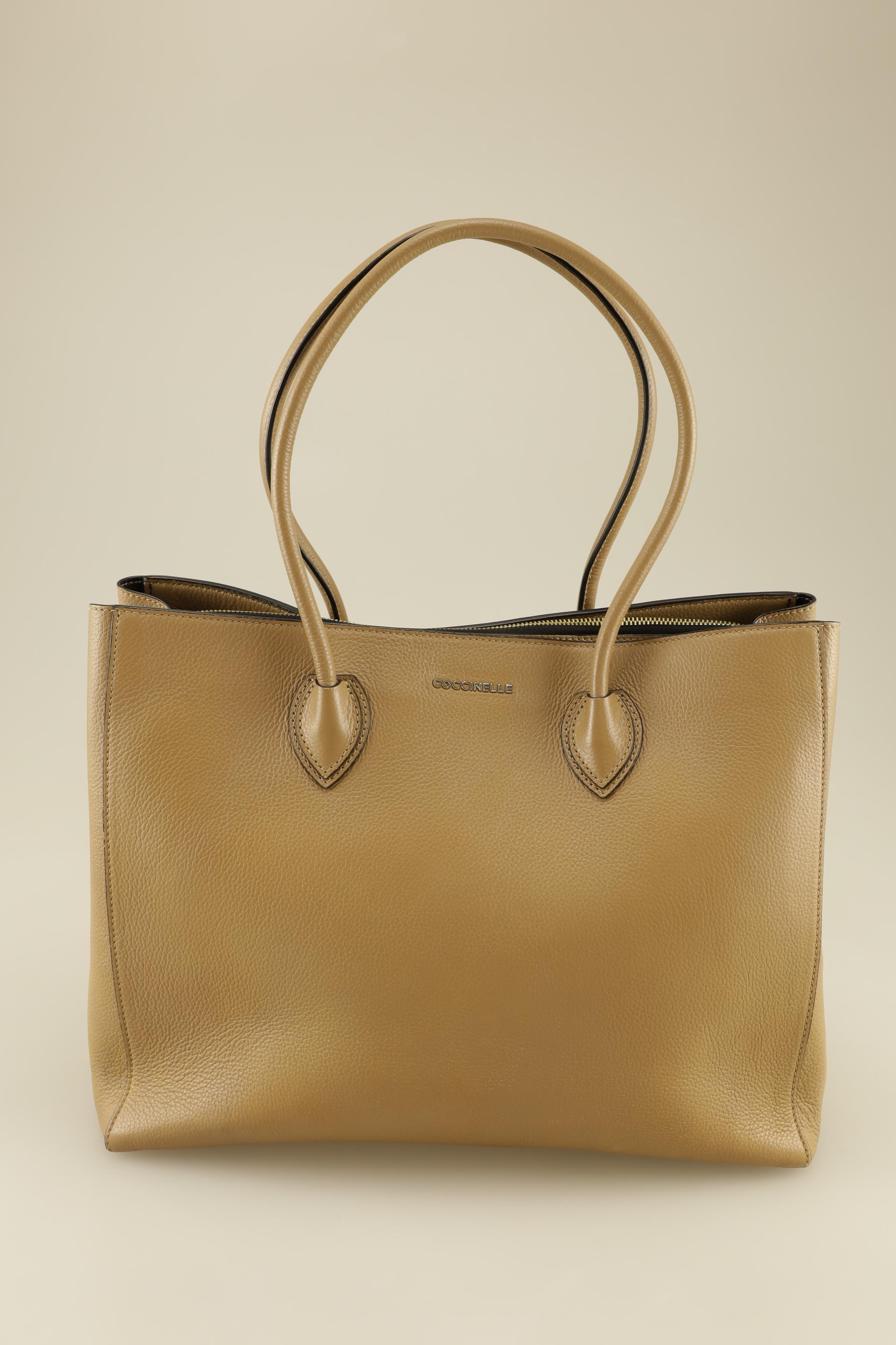 

Coccinelle Damen Handtasche, beige, Gr.