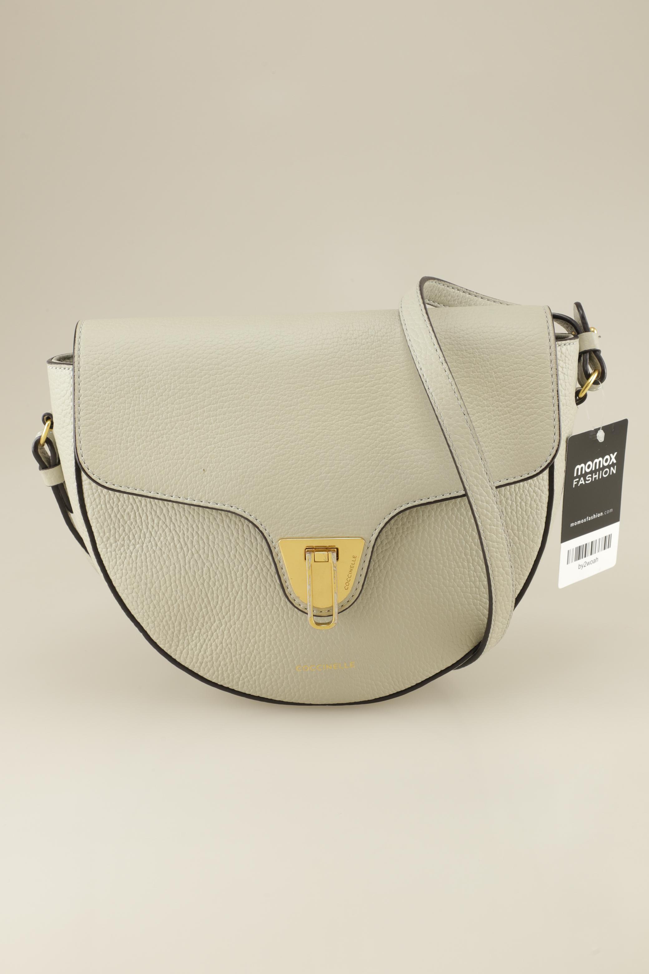 

Coccinelle Damen Handtasche, cremeweiß, Gr.