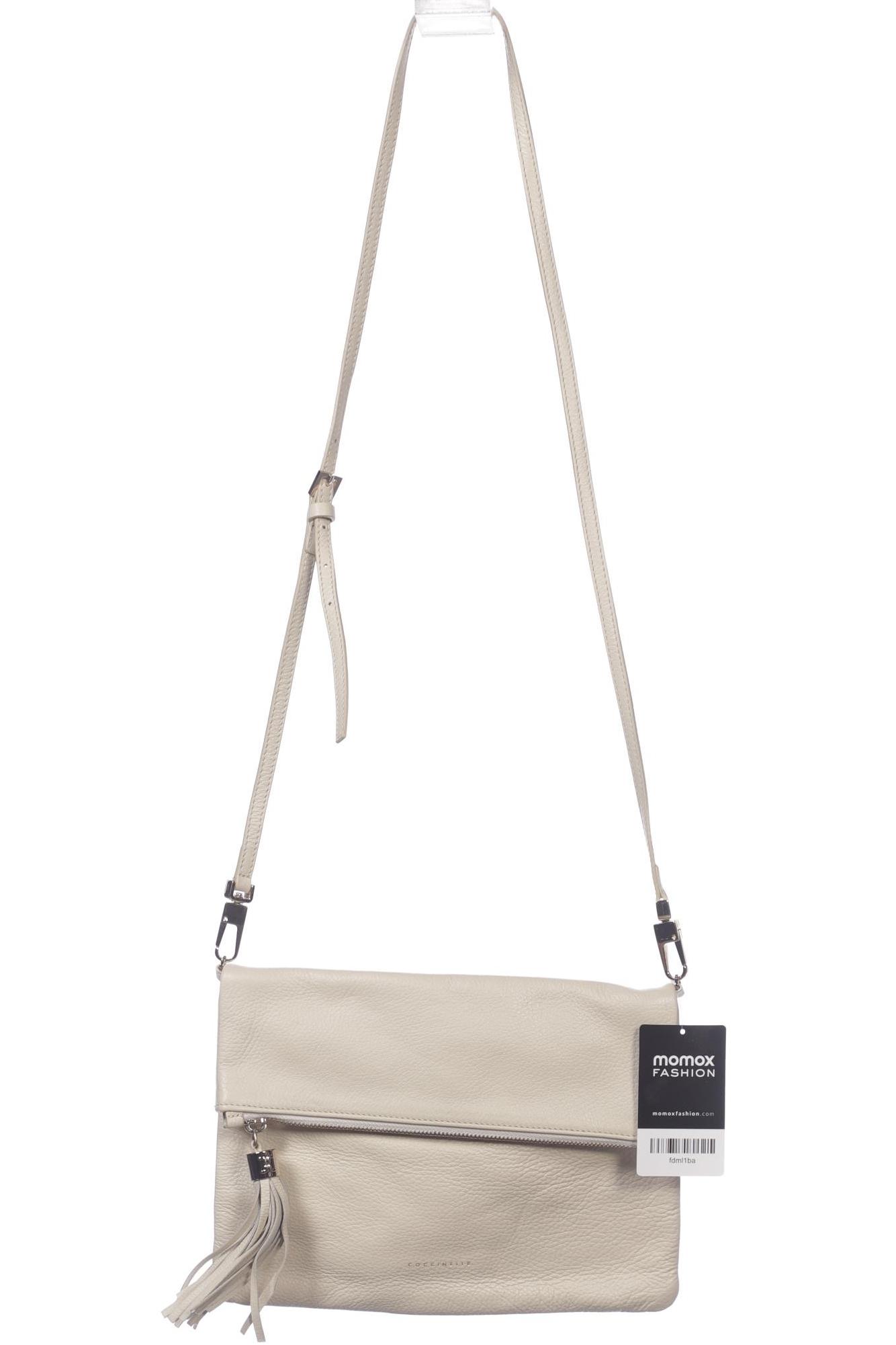 

Coccinelle Damen Handtasche, cremeweiß, Gr.