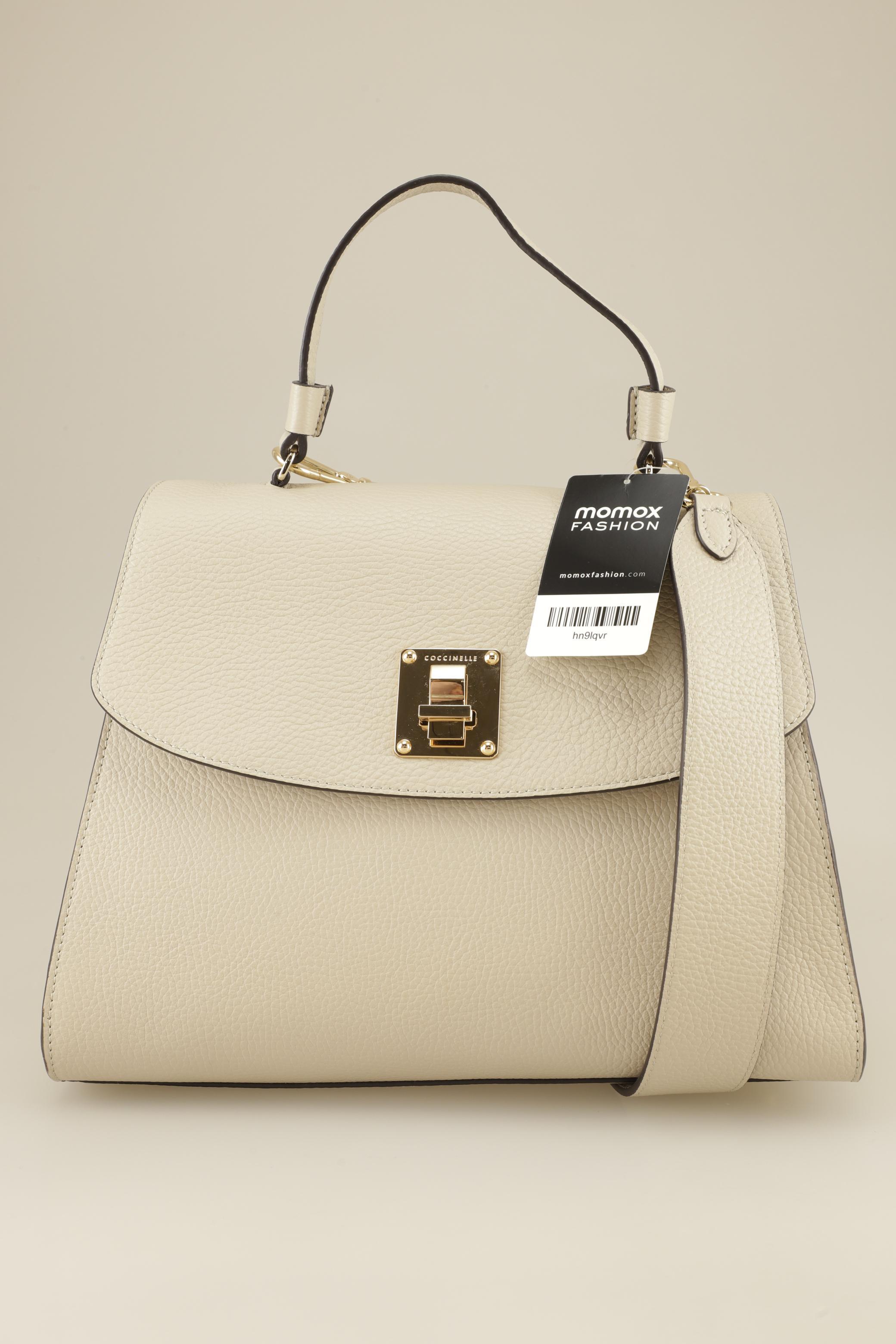 

Coccinelle Damen Handtasche, cremeweiß, Gr.