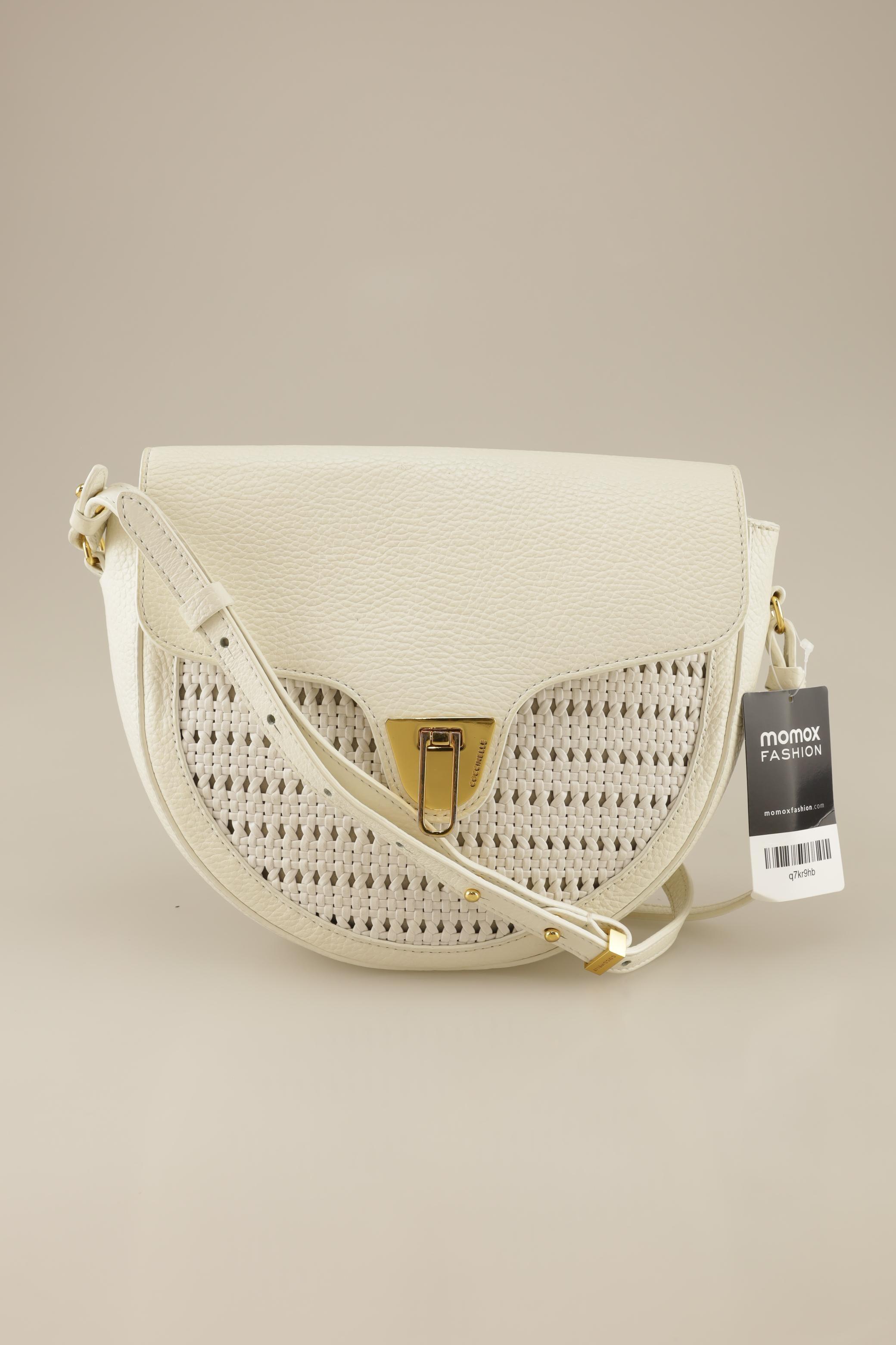 

Coccinelle Damen Handtasche, cremeweiß, Gr.