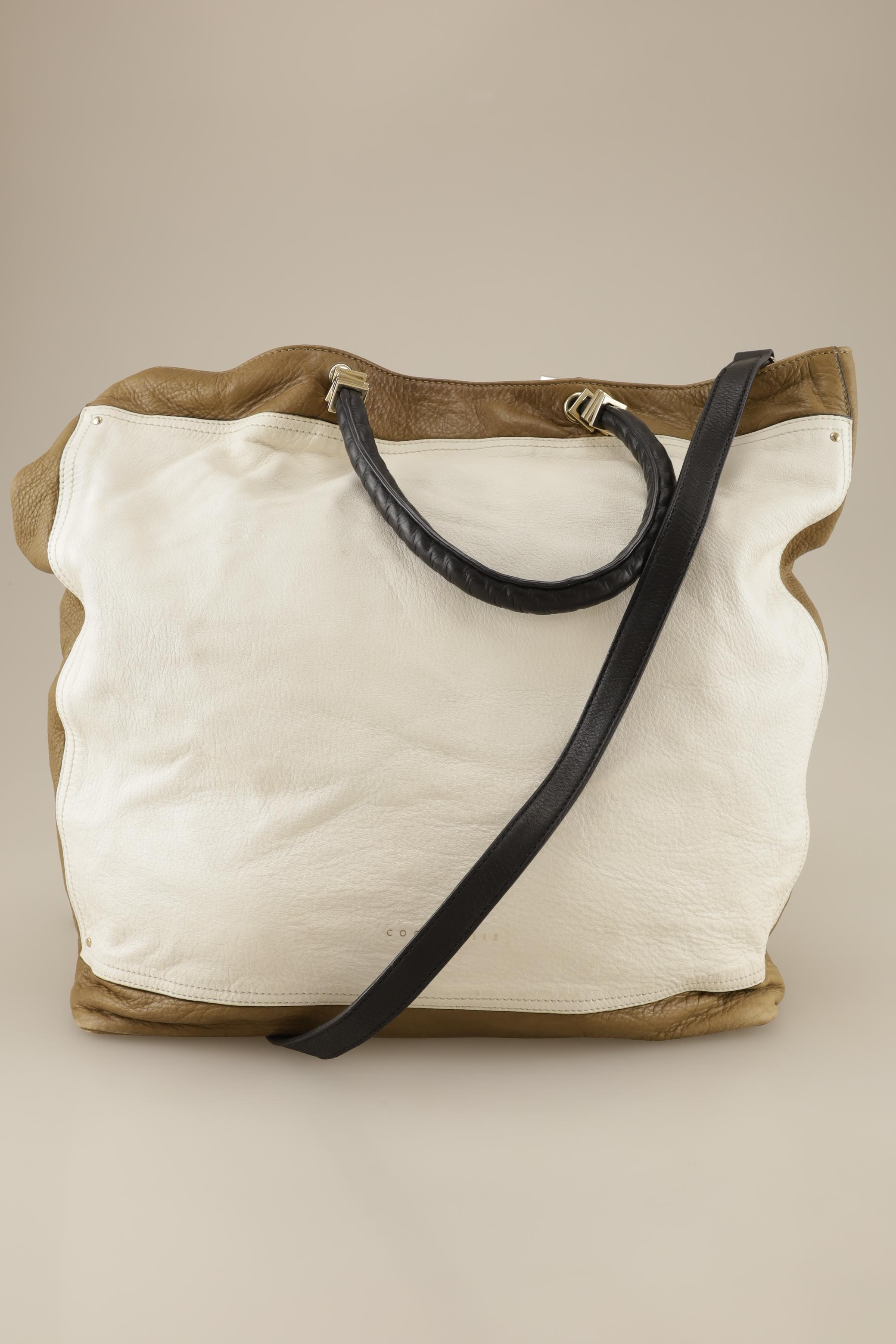 

Coccinelle Damen Handtasche, cremeweiß, Gr.