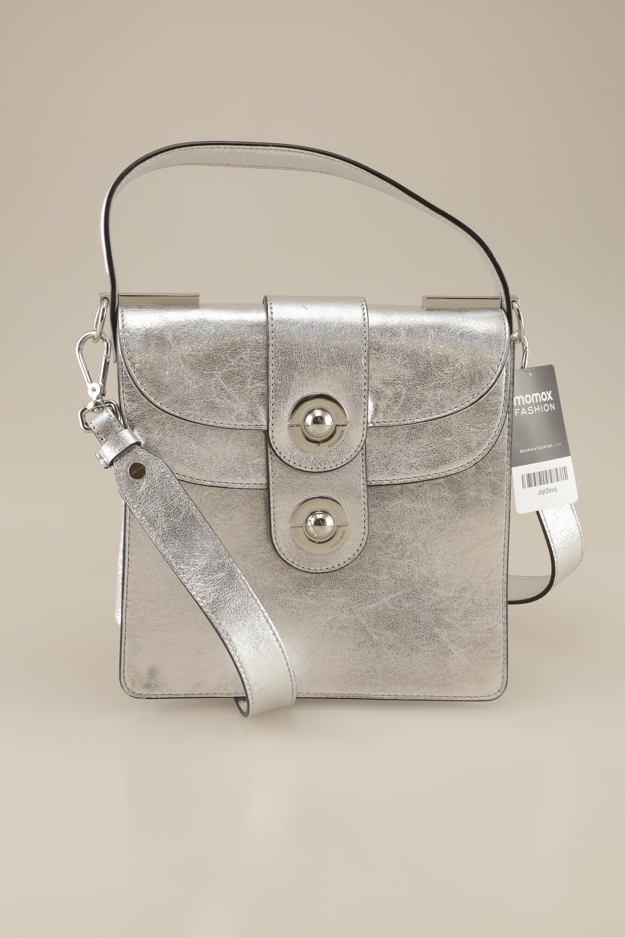 

Coccinelle Damen Handtasche, silber, Gr.